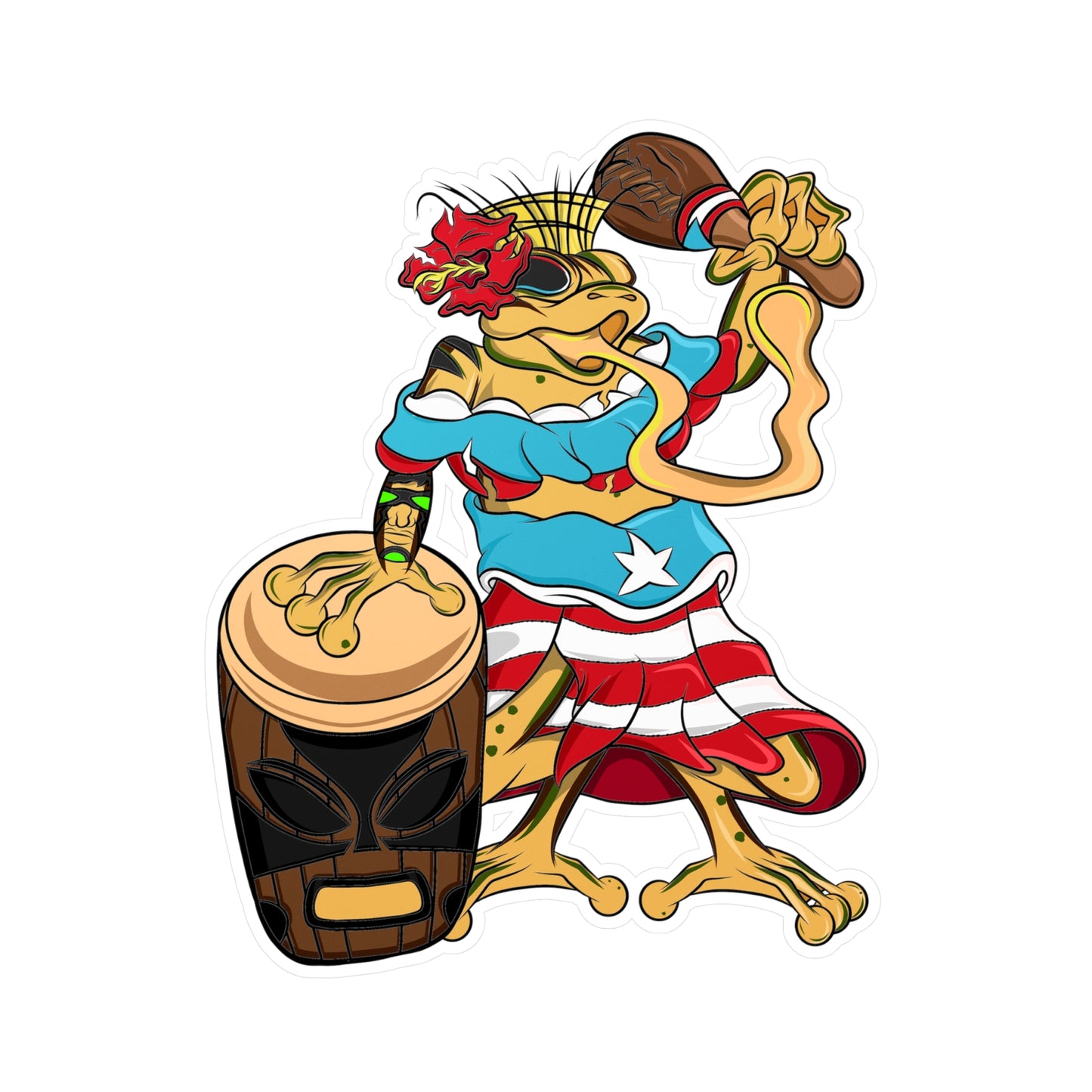 Vinyl Decal- Puerto Rican Isabela Coqui