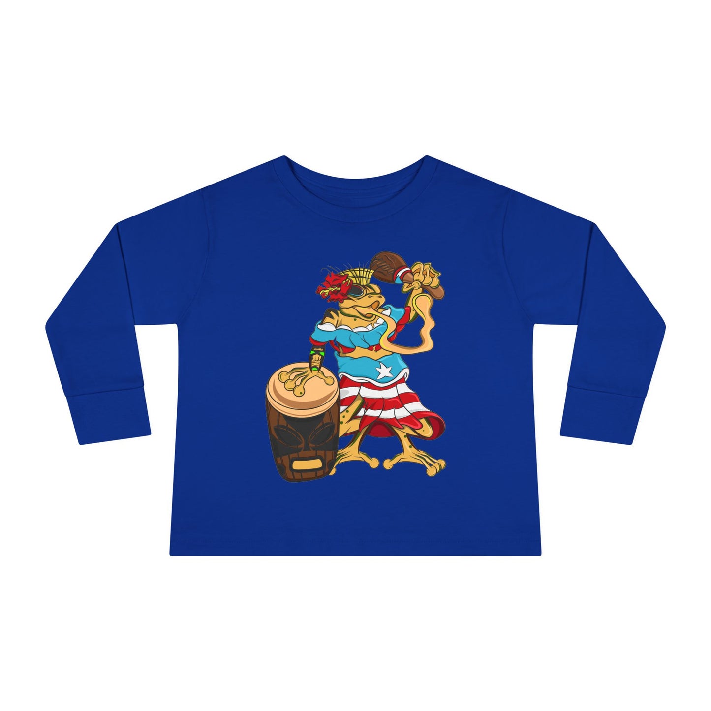 Toddler Long Sleeve Tee - Puerto Rican Isabella Coqui