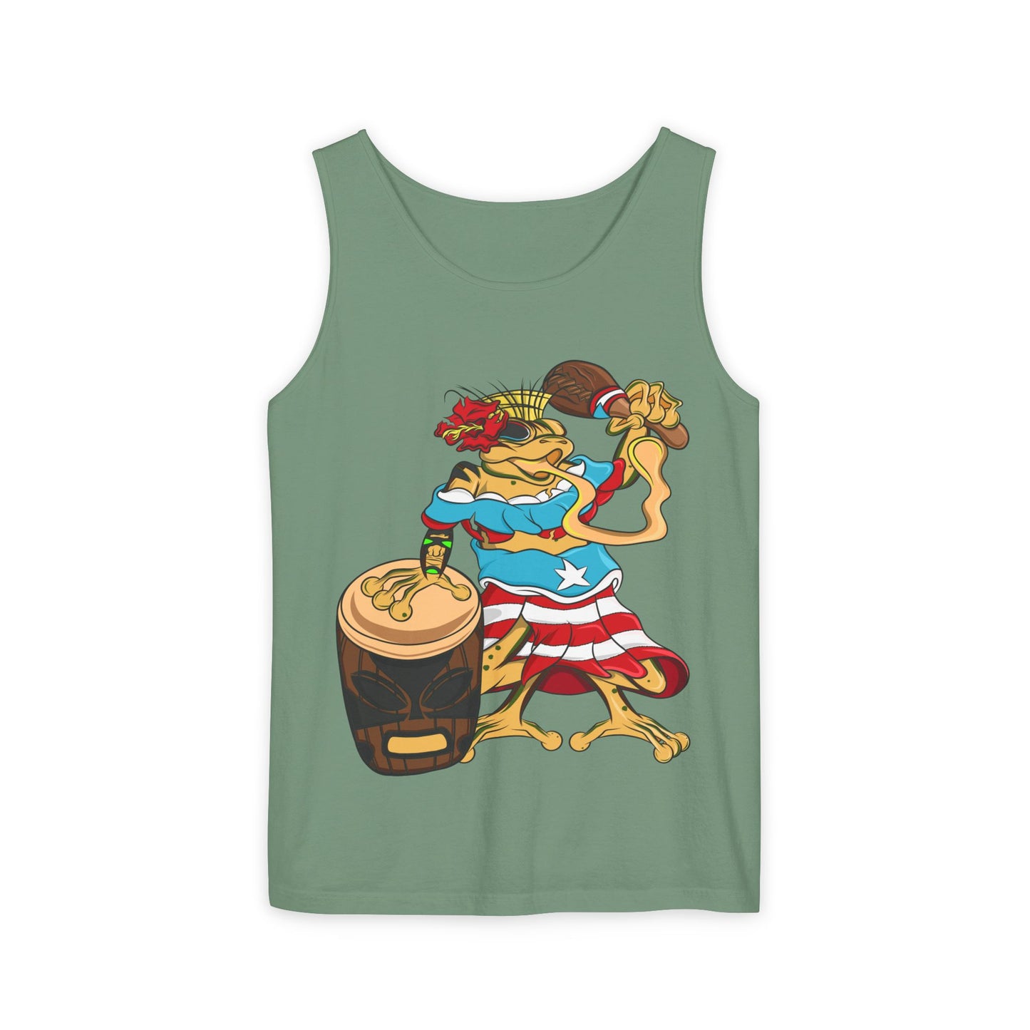 Tank Top - Puerto Rican Isabela Coqui Print