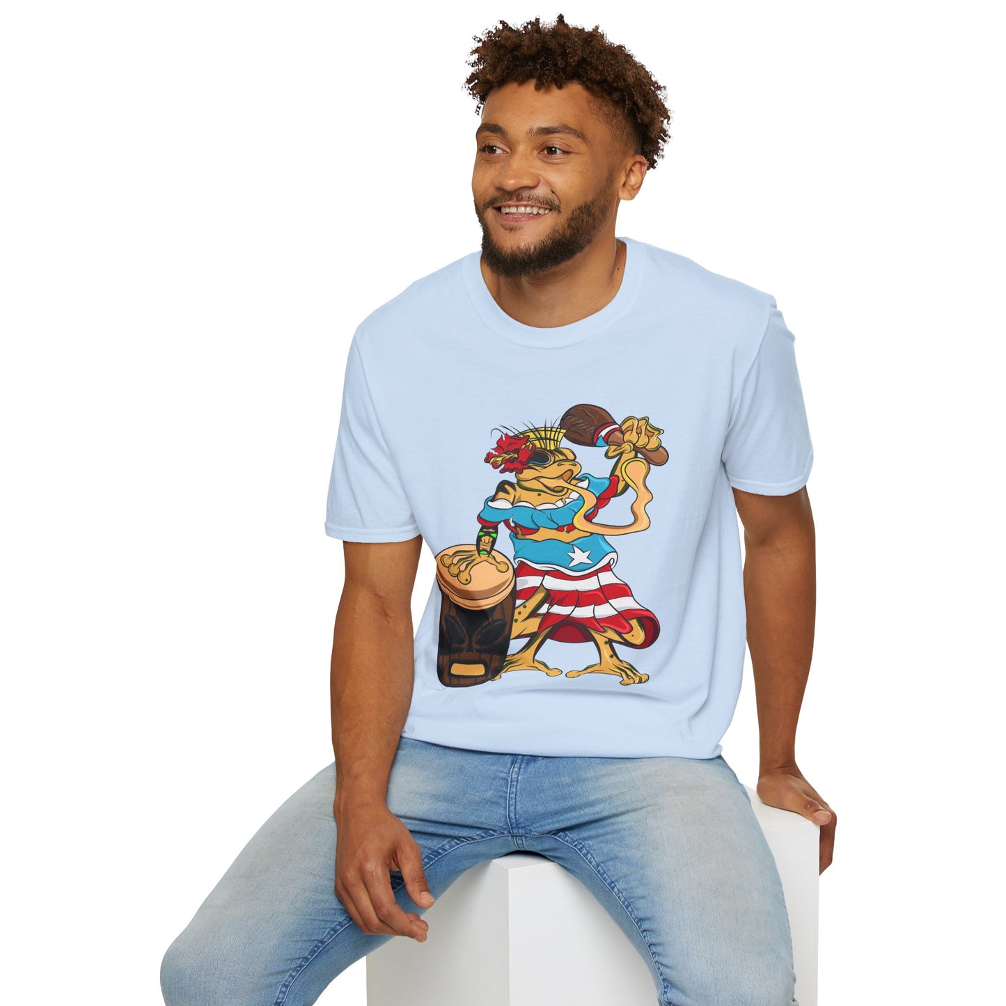 Unisex Graphic Tee Shirt - Puerto Rican Isabela Coqui