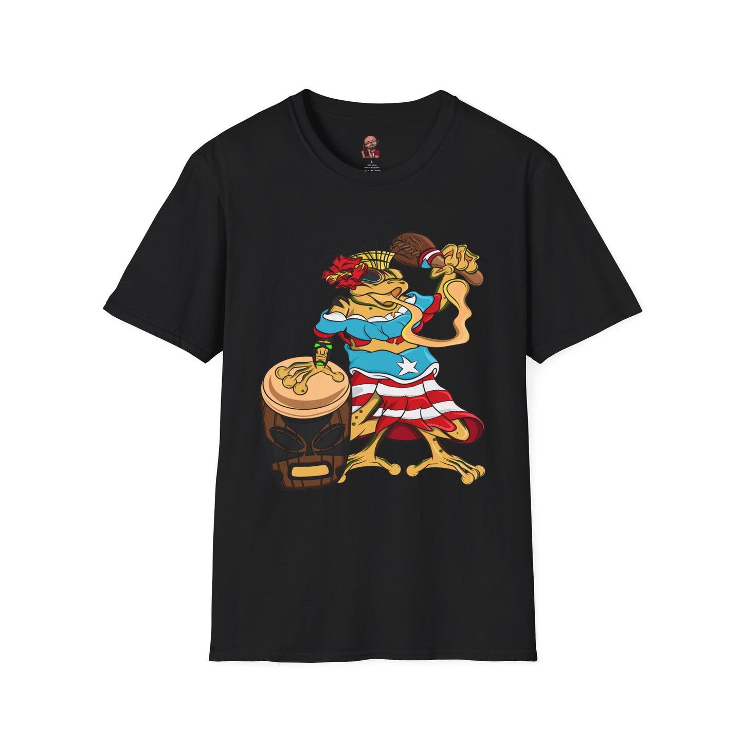 Unisex Graphic Tee Shirt - Puerto Rican Isabela Coqui