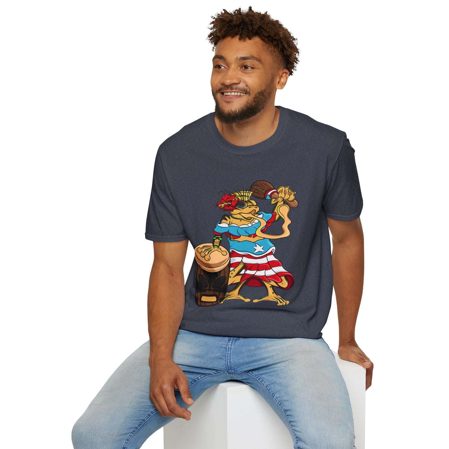 Unisex Graphic Tee Shirt - Puerto Rican Isabela Coqui