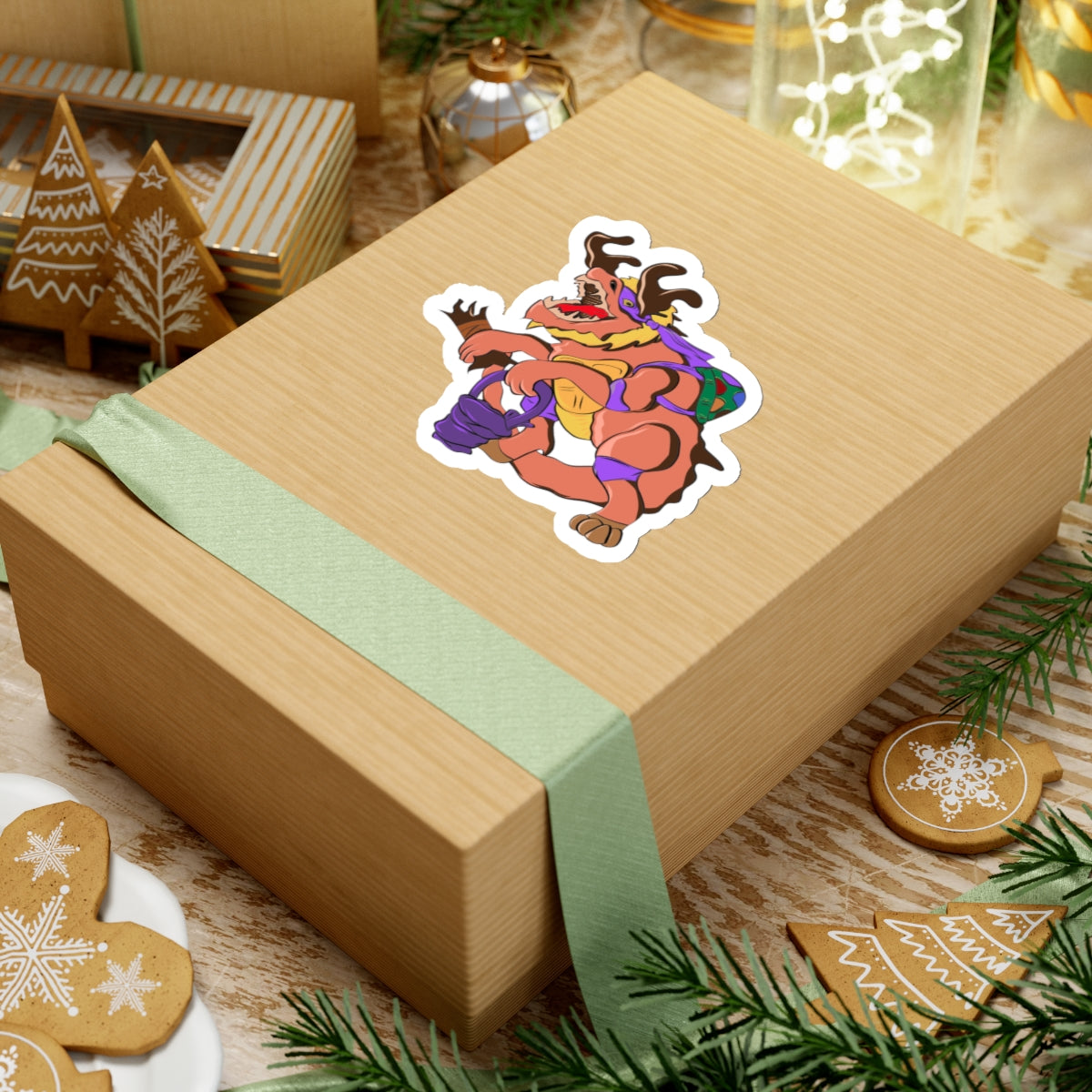 Trick or Treat Tarrasque Stickers