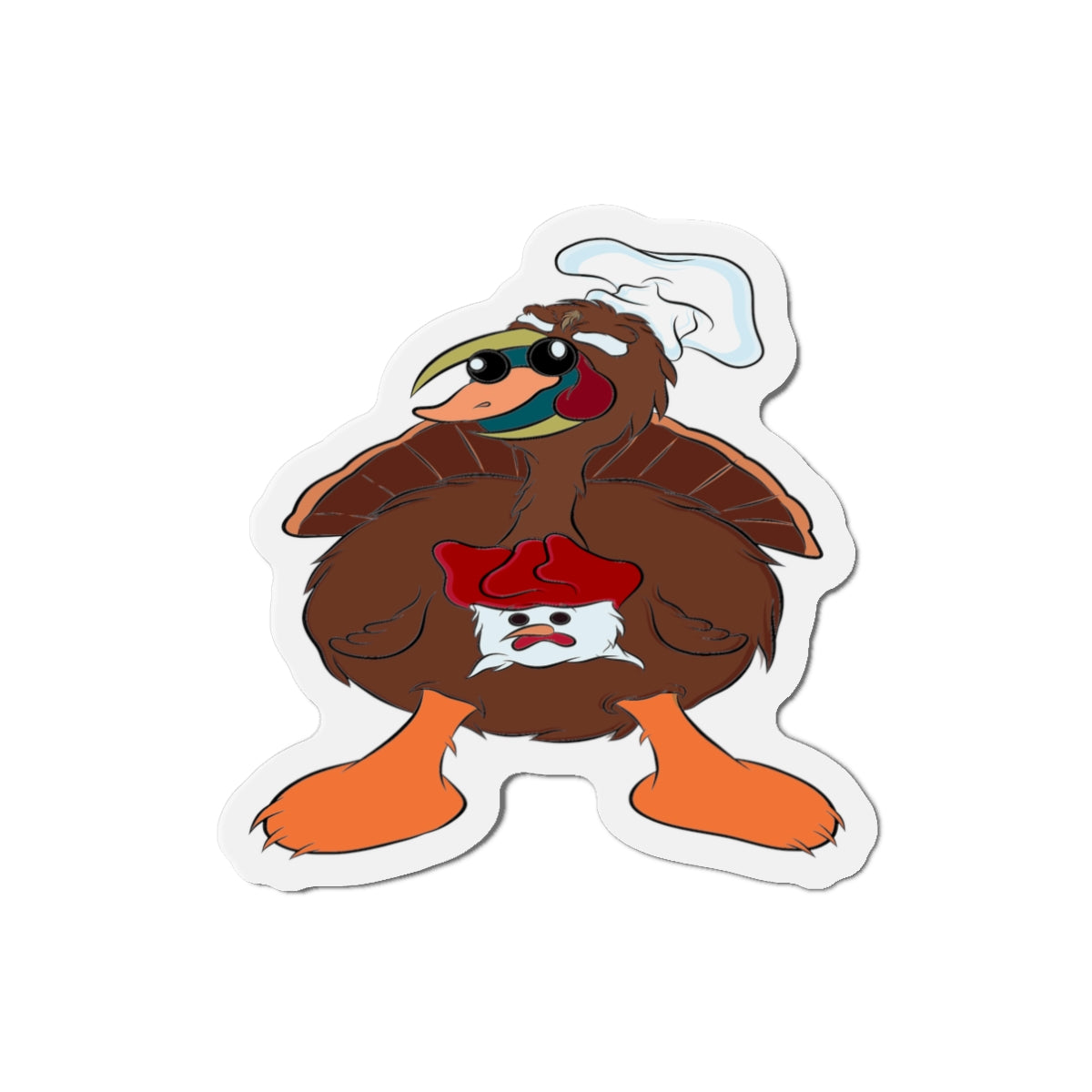 Die-Cut Magnets Ted The TurDucKen