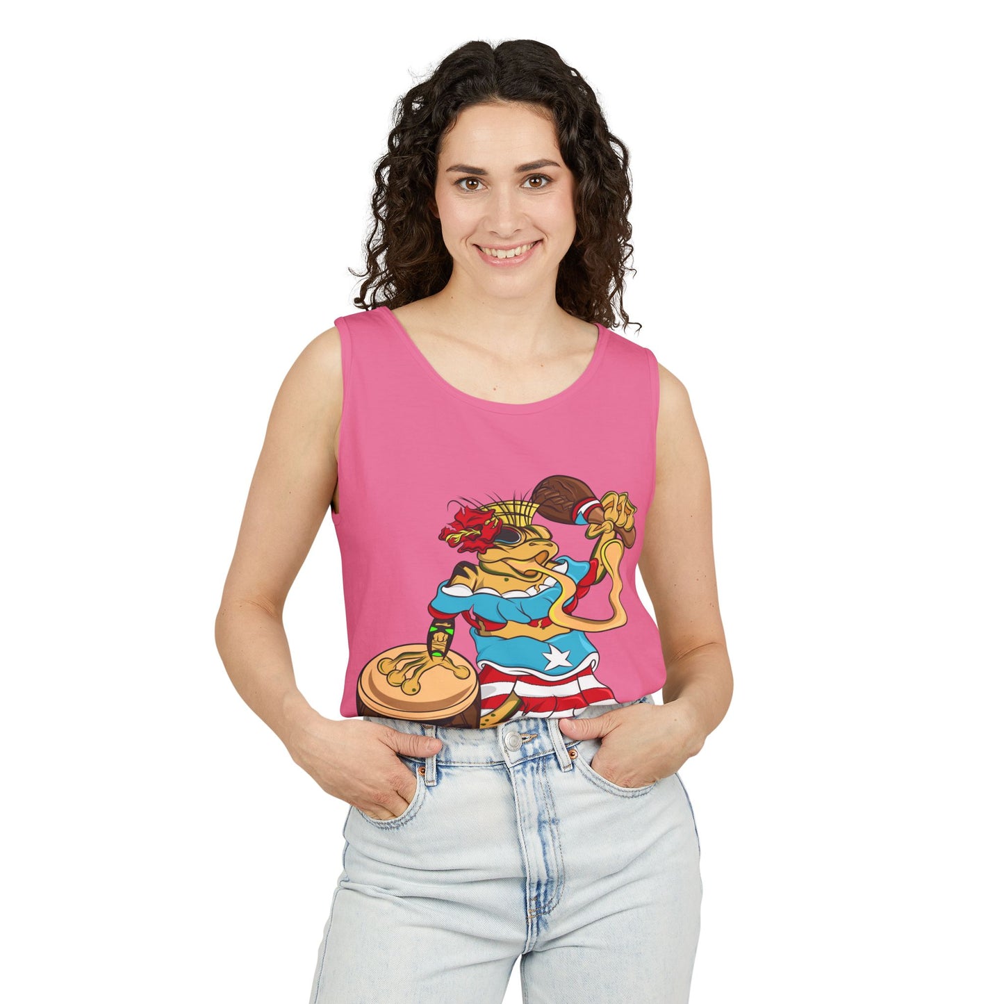 Tank Top - Puerto Rican Isabela Coqui Print
