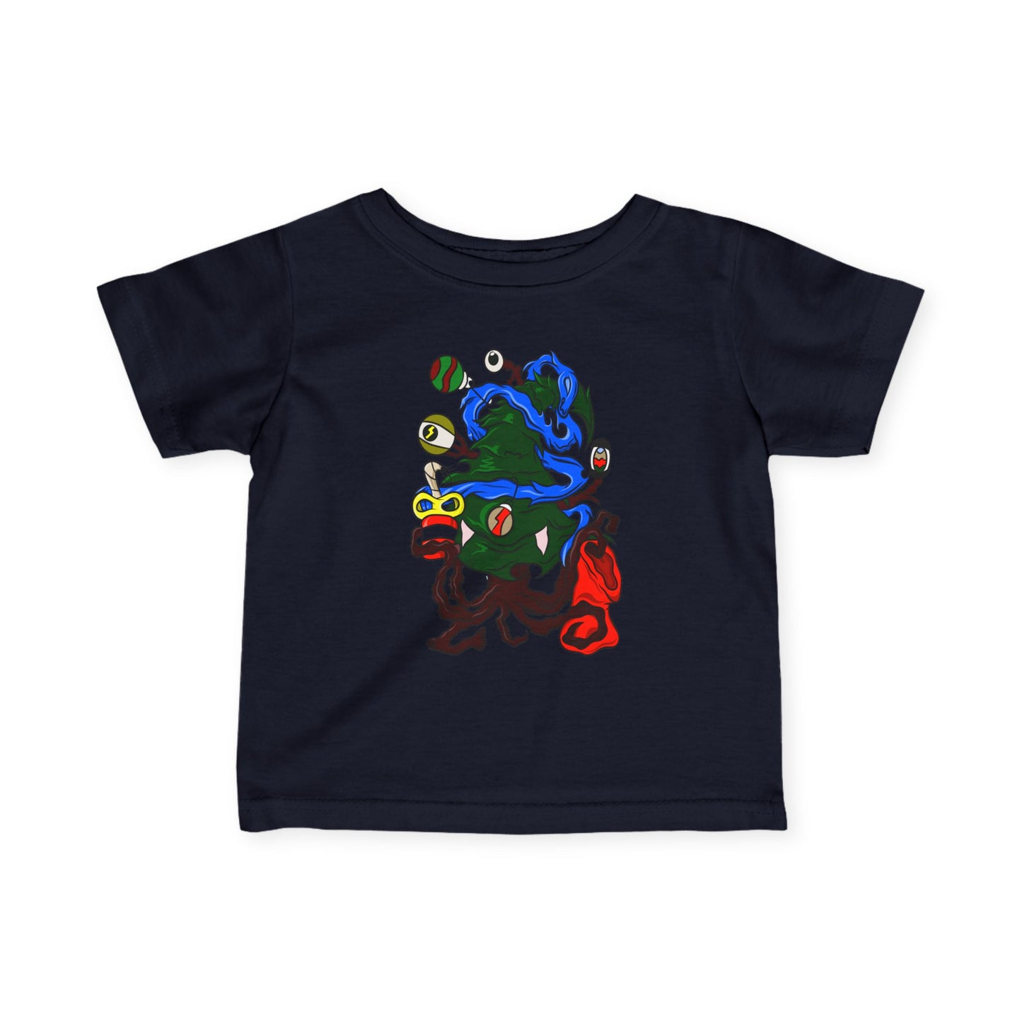 Infant Jersey Tee - Christmas Tree Boss