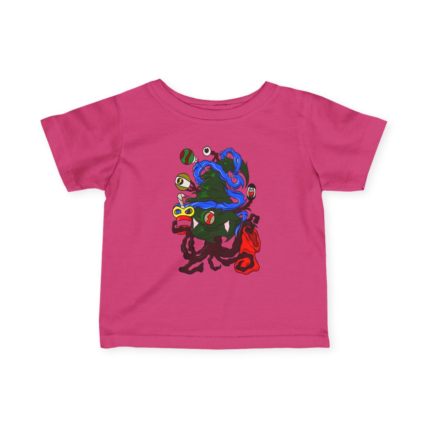 Infant Jersey Tee - Christmas Tree Boss