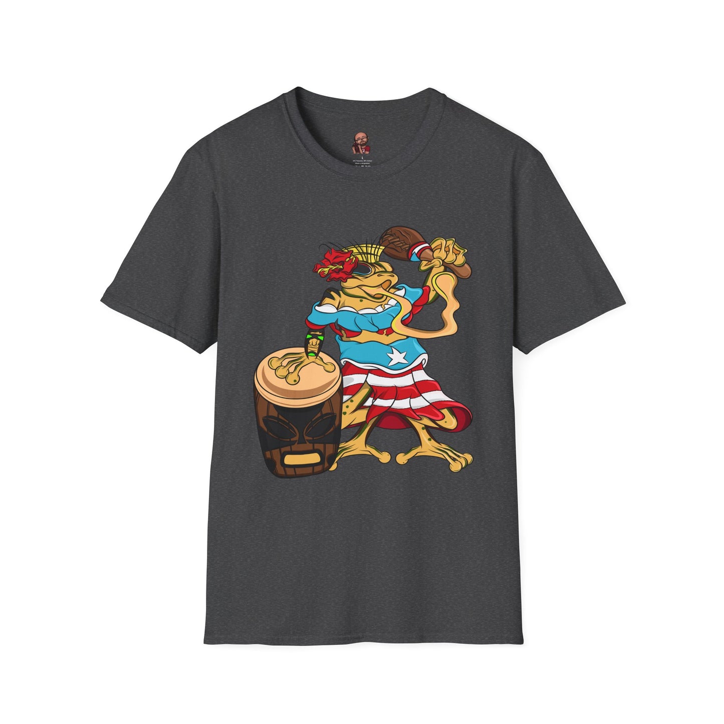 Unisex Graphic Tee Shirt - Puerto Rican Isabela Coqui