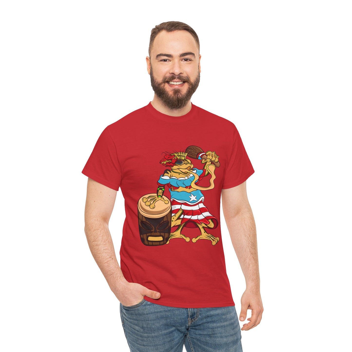 Unisex Heavy Cotton Tee - Puerto Rican Isabela Coqui