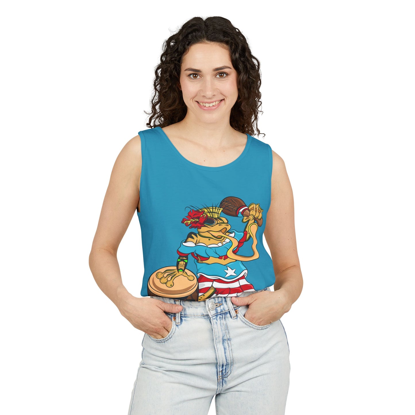 Tank Top - Puerto Rican Isabela Coqui Print