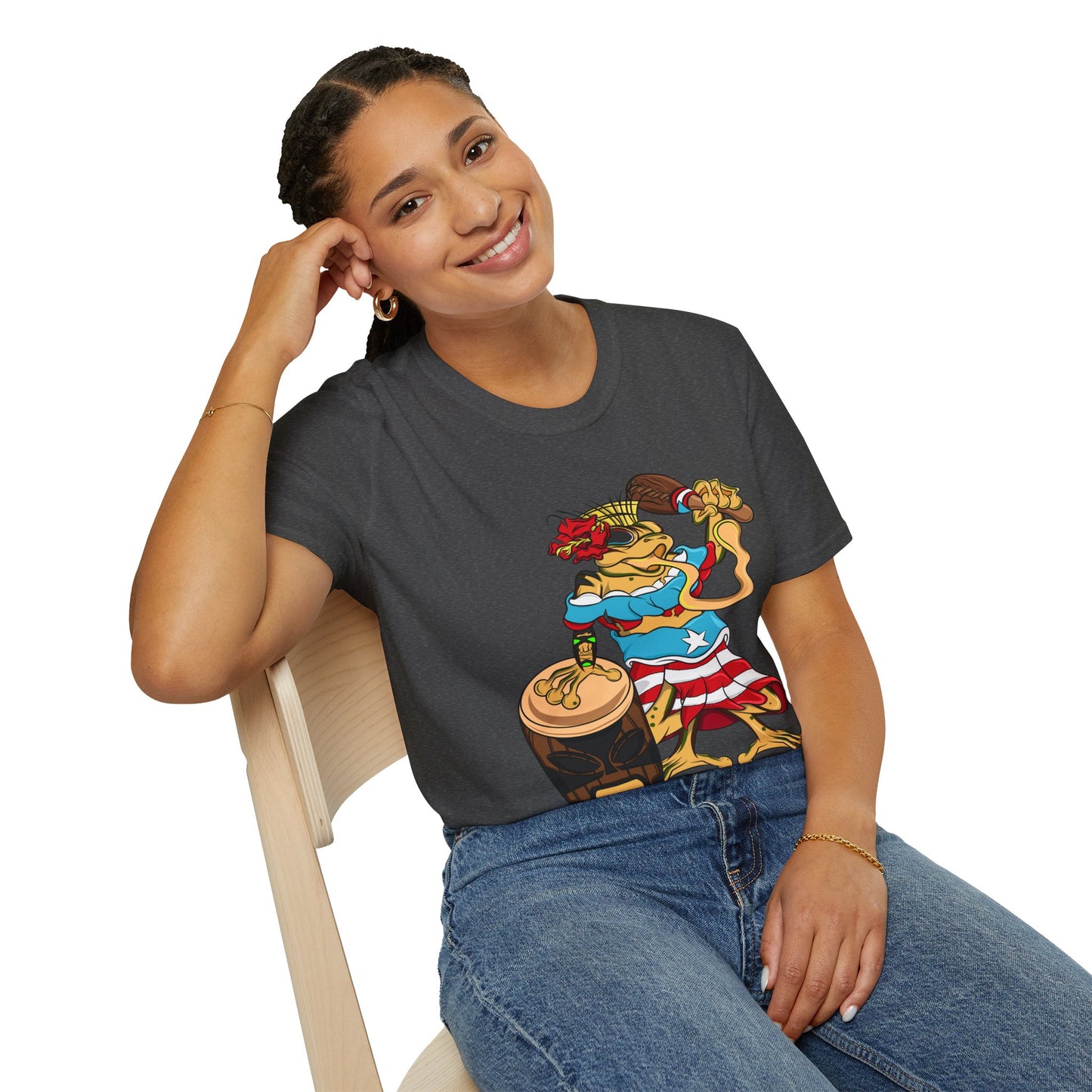Unisex Graphic Tee Shirt - Puerto Rican Isabela Coqui
