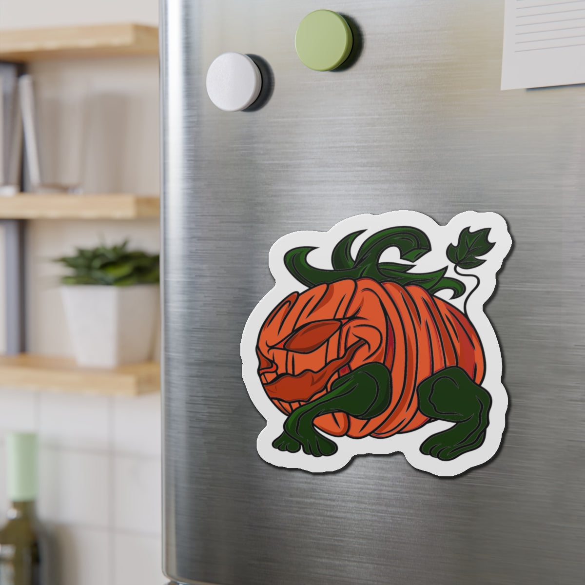 Die-Cut Magnets - Halloween Pumpkin Hog