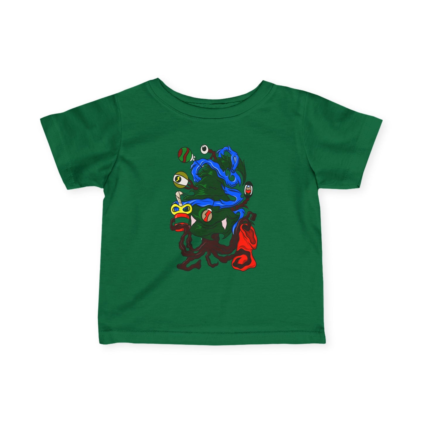 Infant Jersey Tee - Christmas Tree Boss