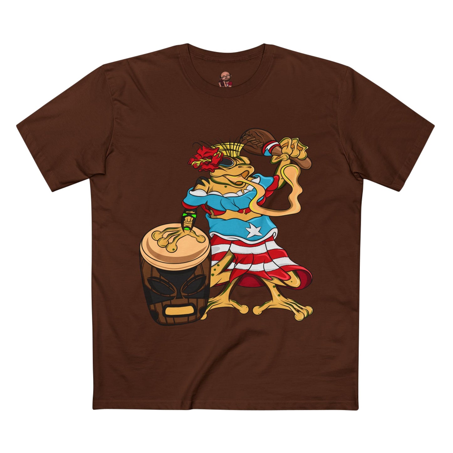 Mens Staple Tee Shirt - Puerto Rican Isabela Coqui
