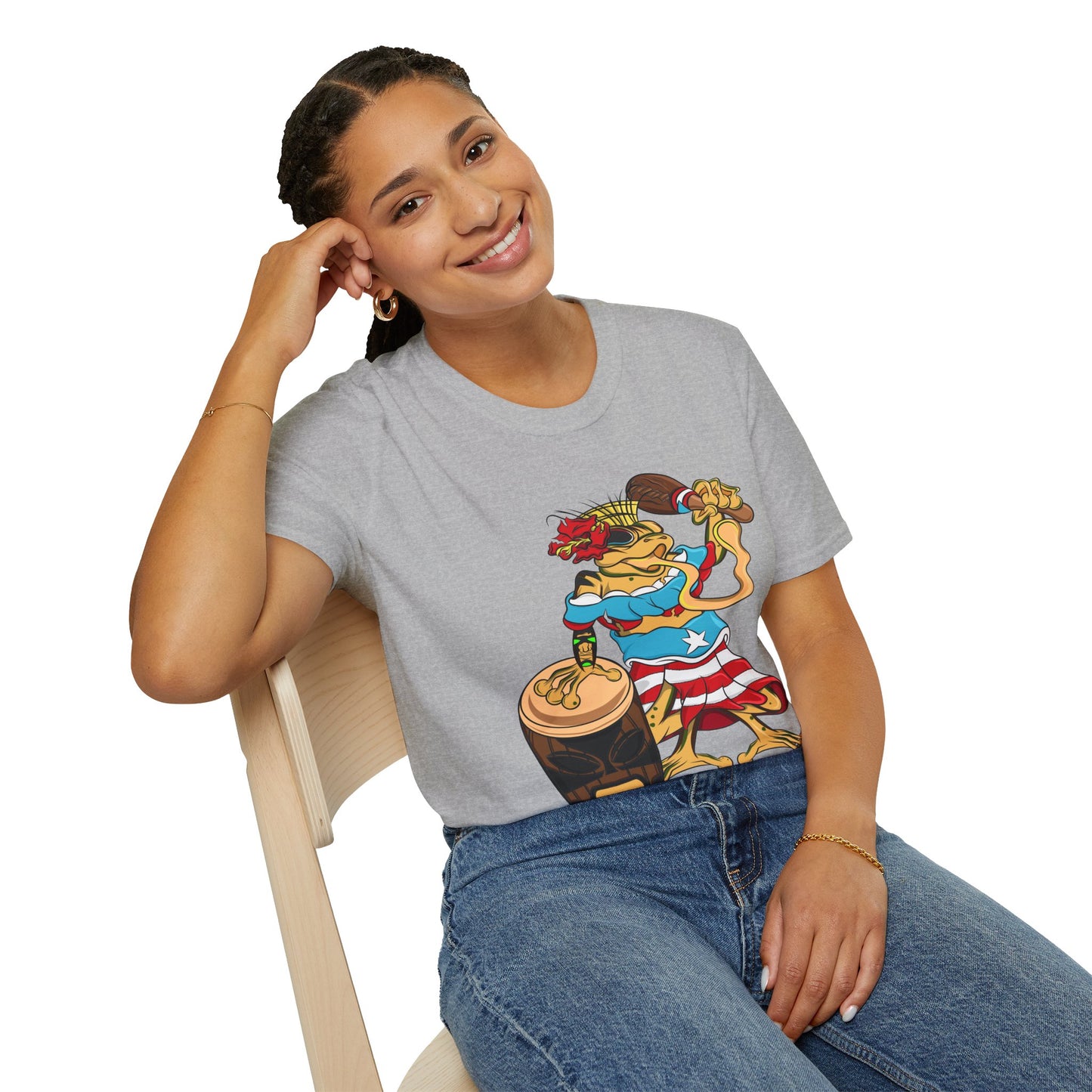 Unisex Graphic Tee Shirt - Puerto Rican Isabela Coqui