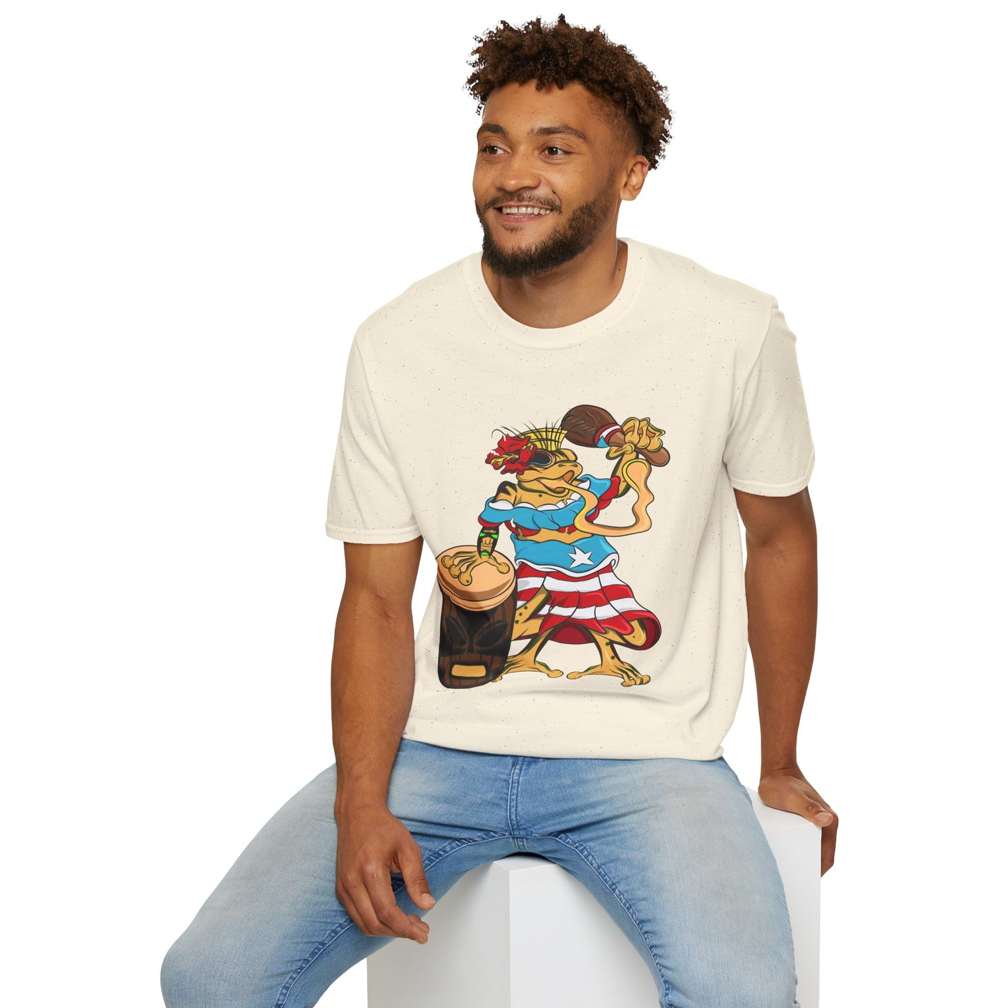 Unisex Graphic Tee Shirt - Puerto Rican Isabela Coqui