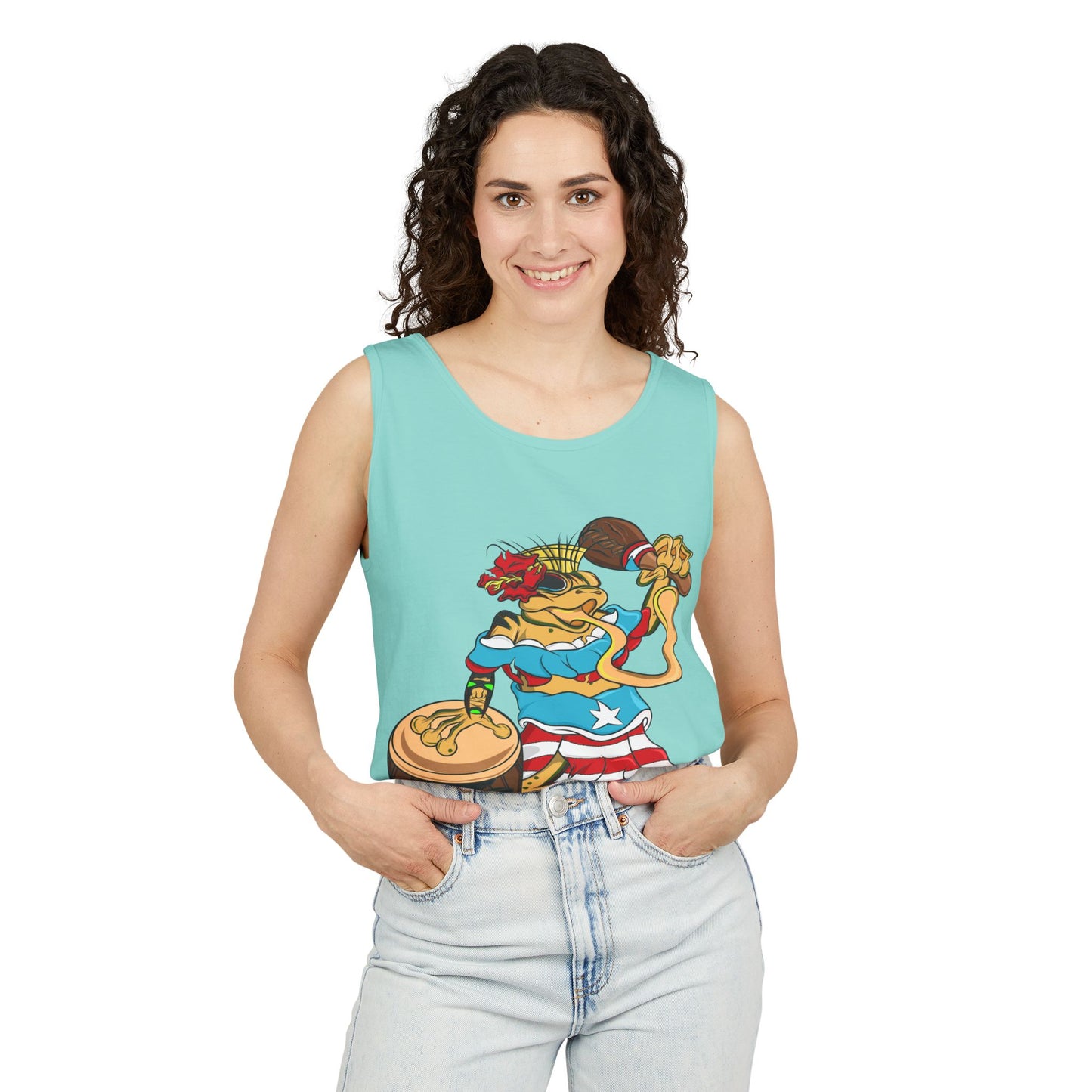 Tank Top - Puerto Rican Isabela Coqui Print