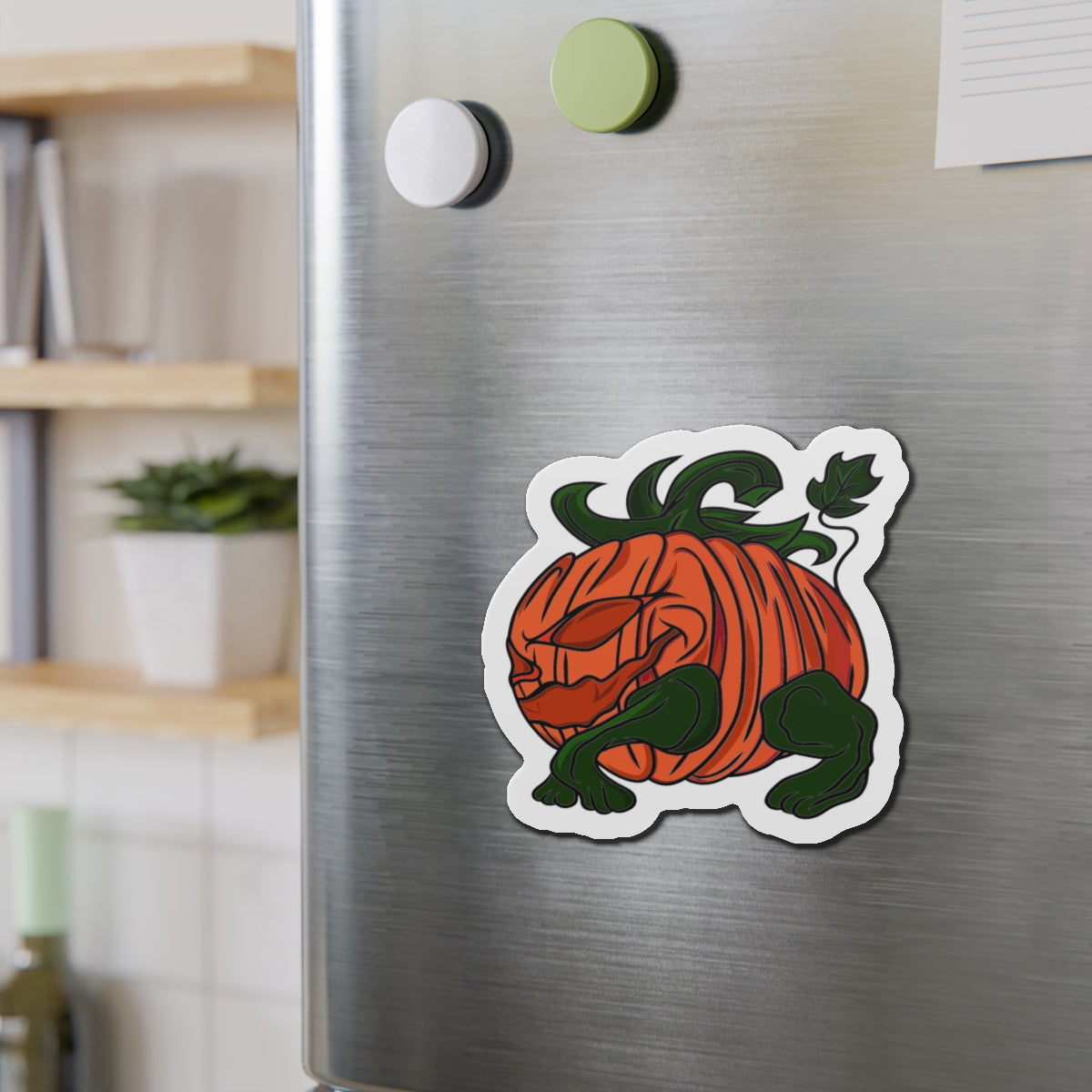 Die-Cut Magnets - Halloween Pumpkin Hog