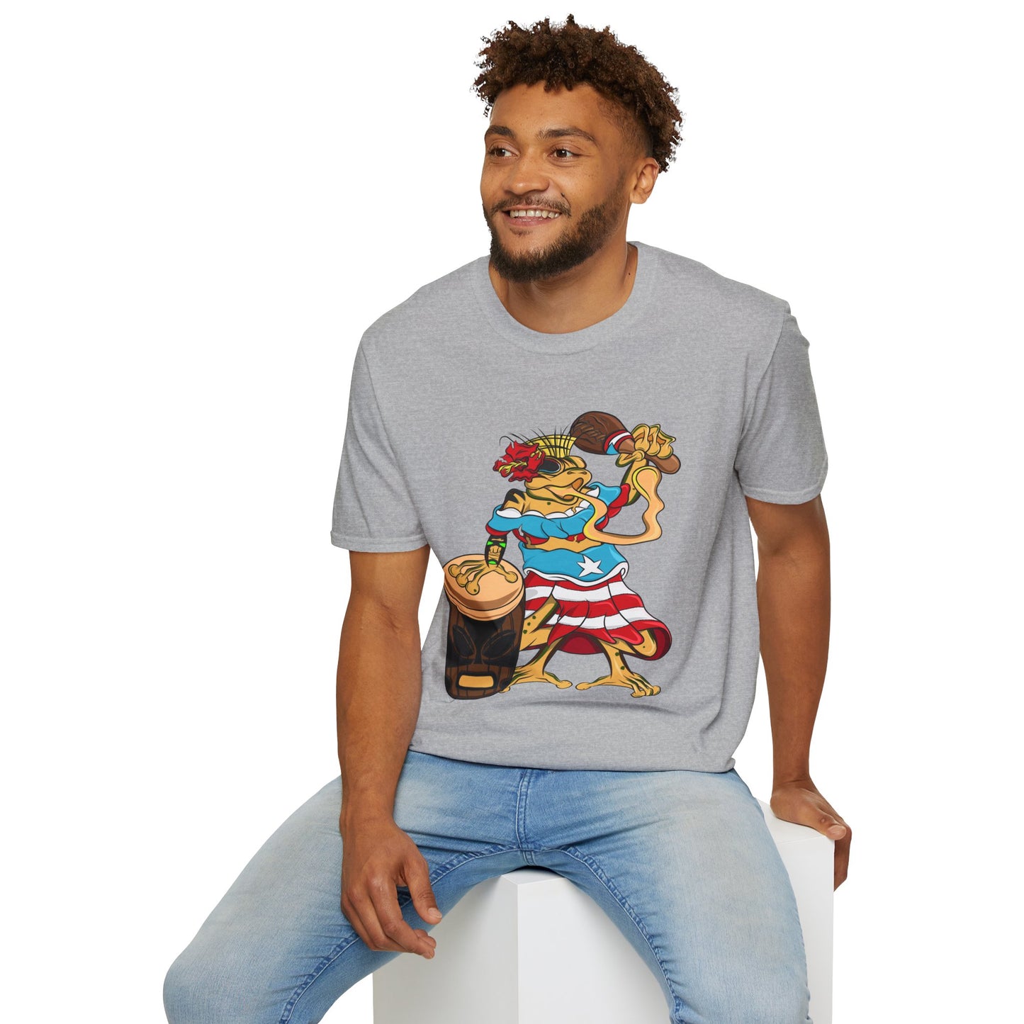Unisex Graphic Tee Shirt - Puerto Rican Isabela Coqui