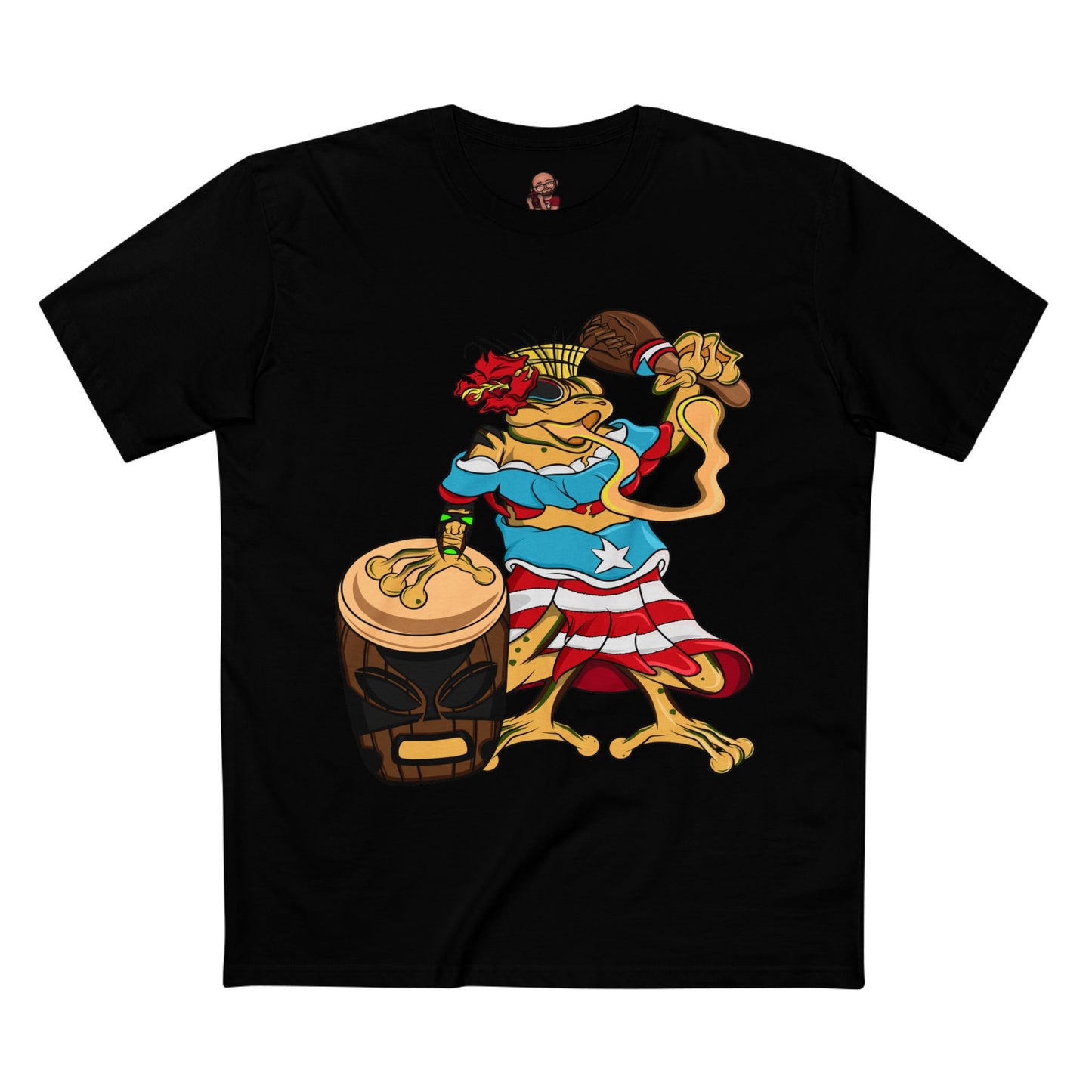 Mens Staple Tee Shirt - Puerto Rican Isabela Coqui