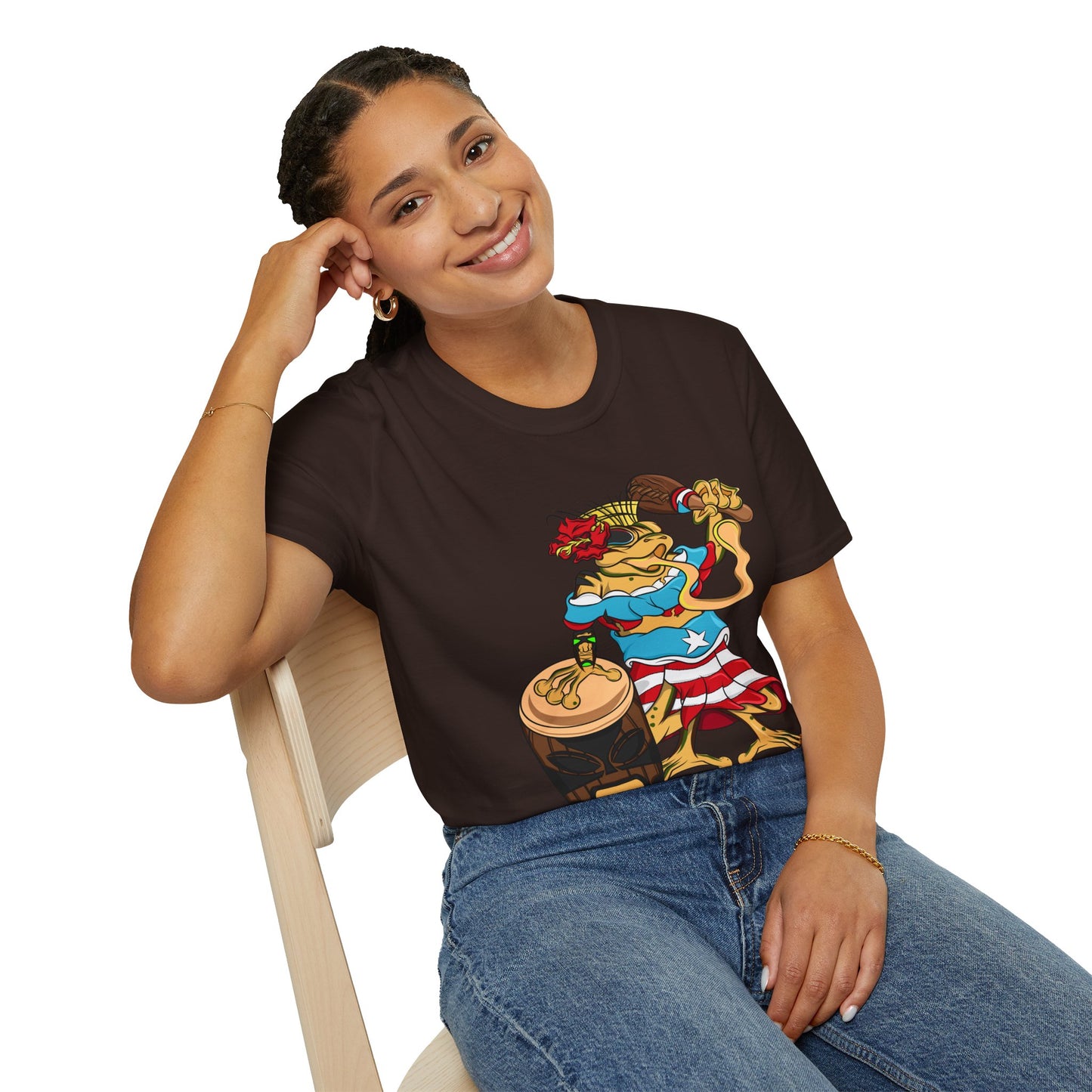 Unisex Graphic Tee Shirt - Puerto Rican Isabela Coqui