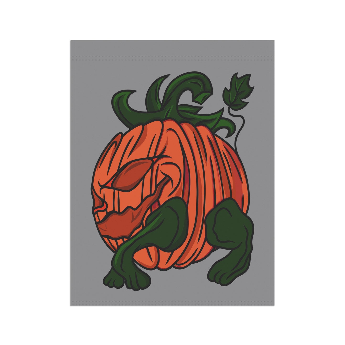 Garden Banner - Halloween Pumpkin Hog