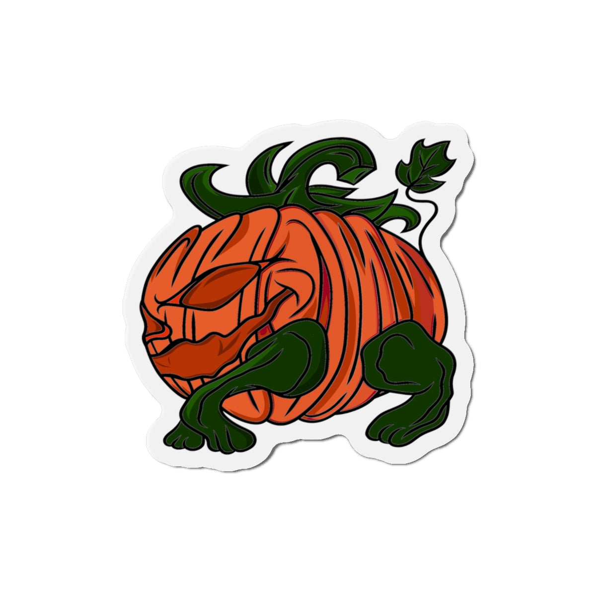 Die-Cut Magnets - Halloween Pumpkin Hog