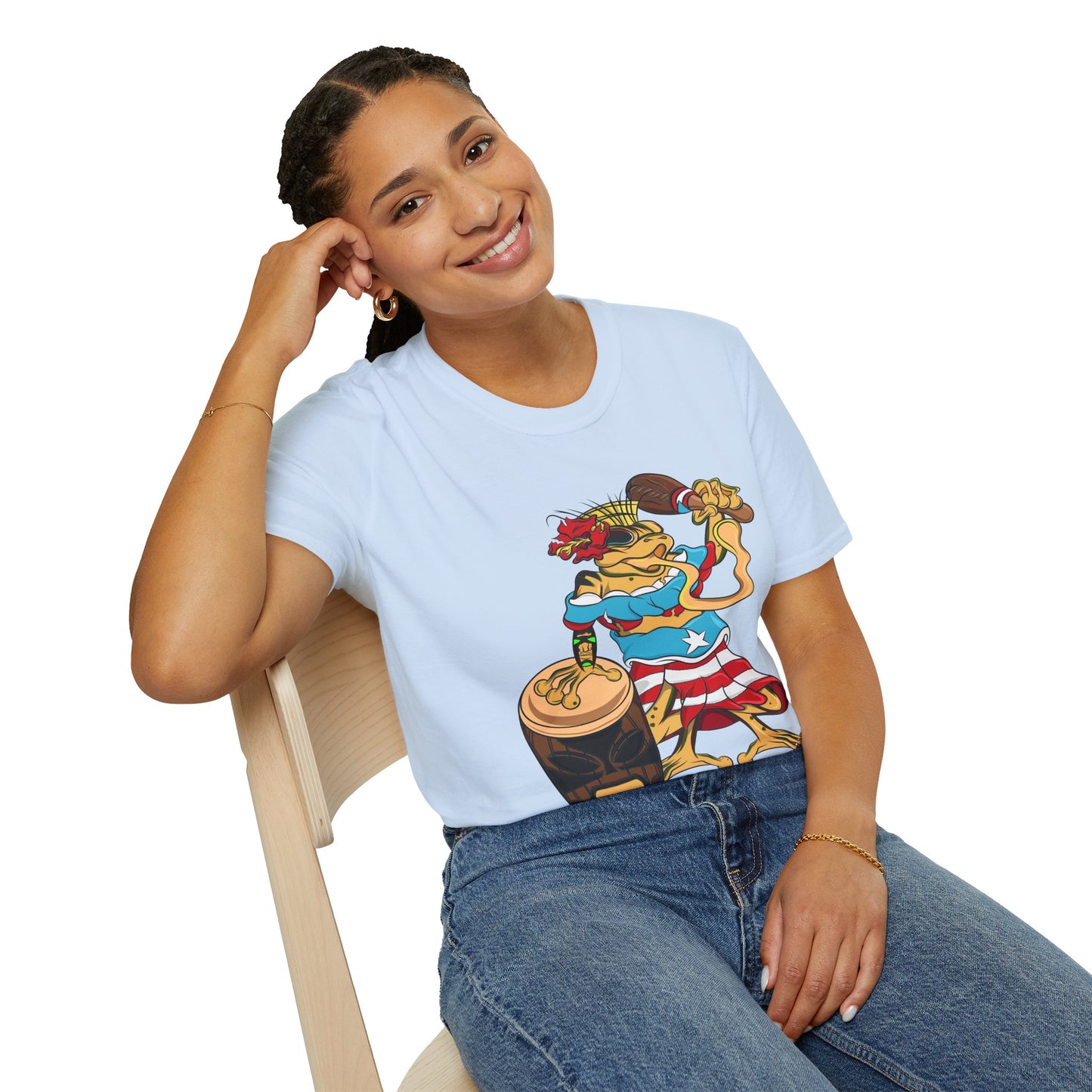 Unisex Graphic Tee Shirt - Puerto Rican Isabela Coqui