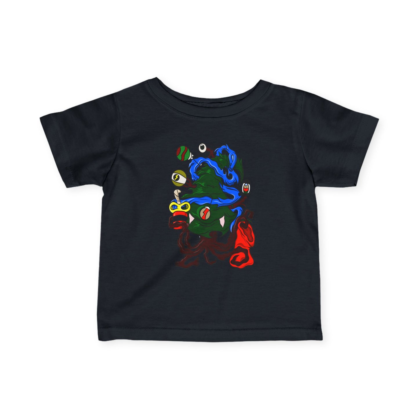 Infant Jersey Tee - Christmas Tree Boss