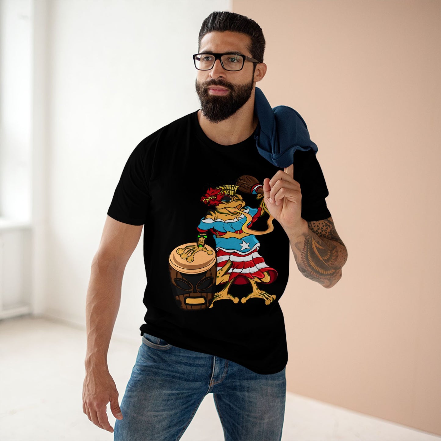 Mens Staple Tee Shirt - Puerto Rican Isabela Coqui
