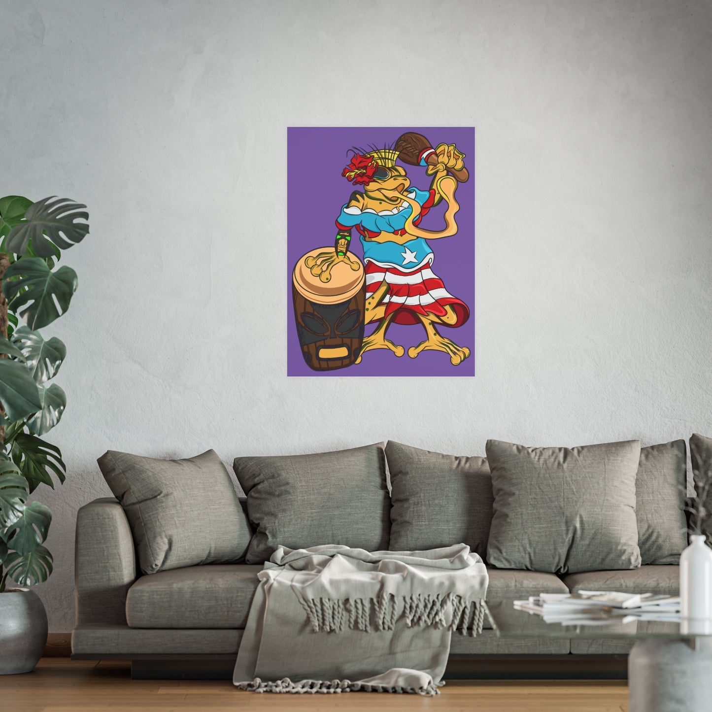 Satin or Matte Poster - Puerto Rican Isabela Coqui