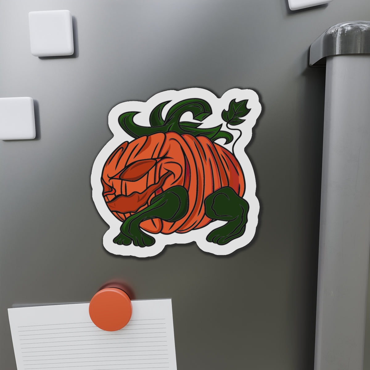 Die-Cut Magnets - Halloween Pumpkin Hog