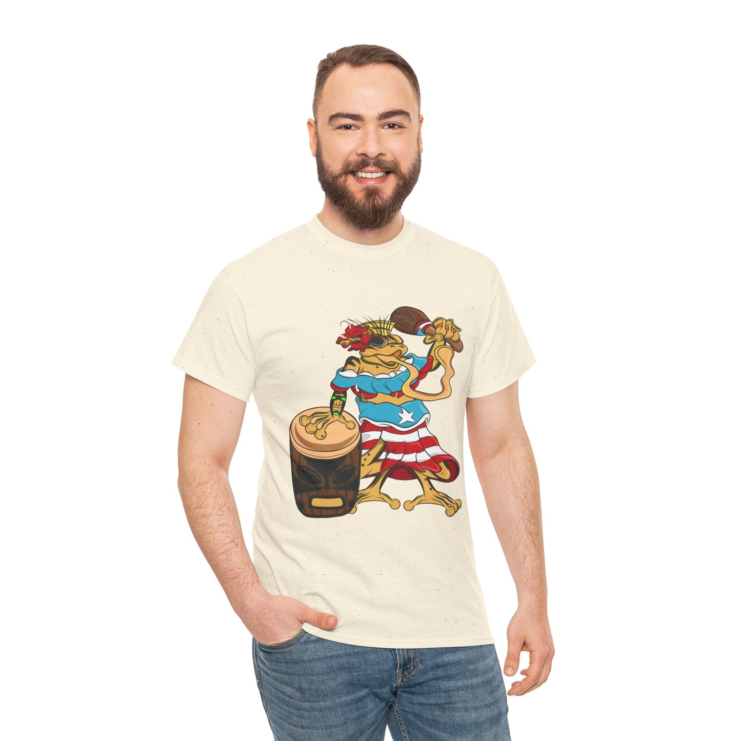 Unisex Heavy Cotton Tee - Puerto Rican Isabela Coqui
