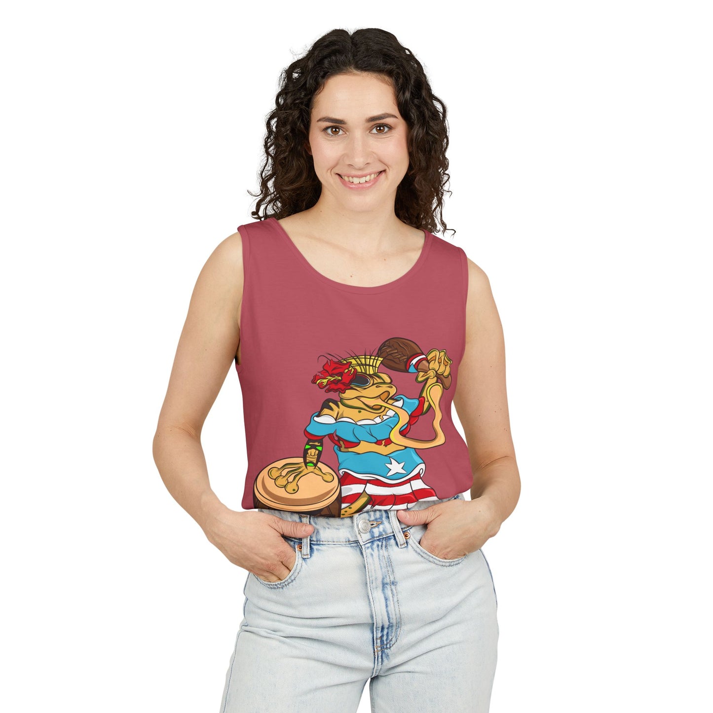 Tank Top - Puerto Rican Isabela Coqui Print