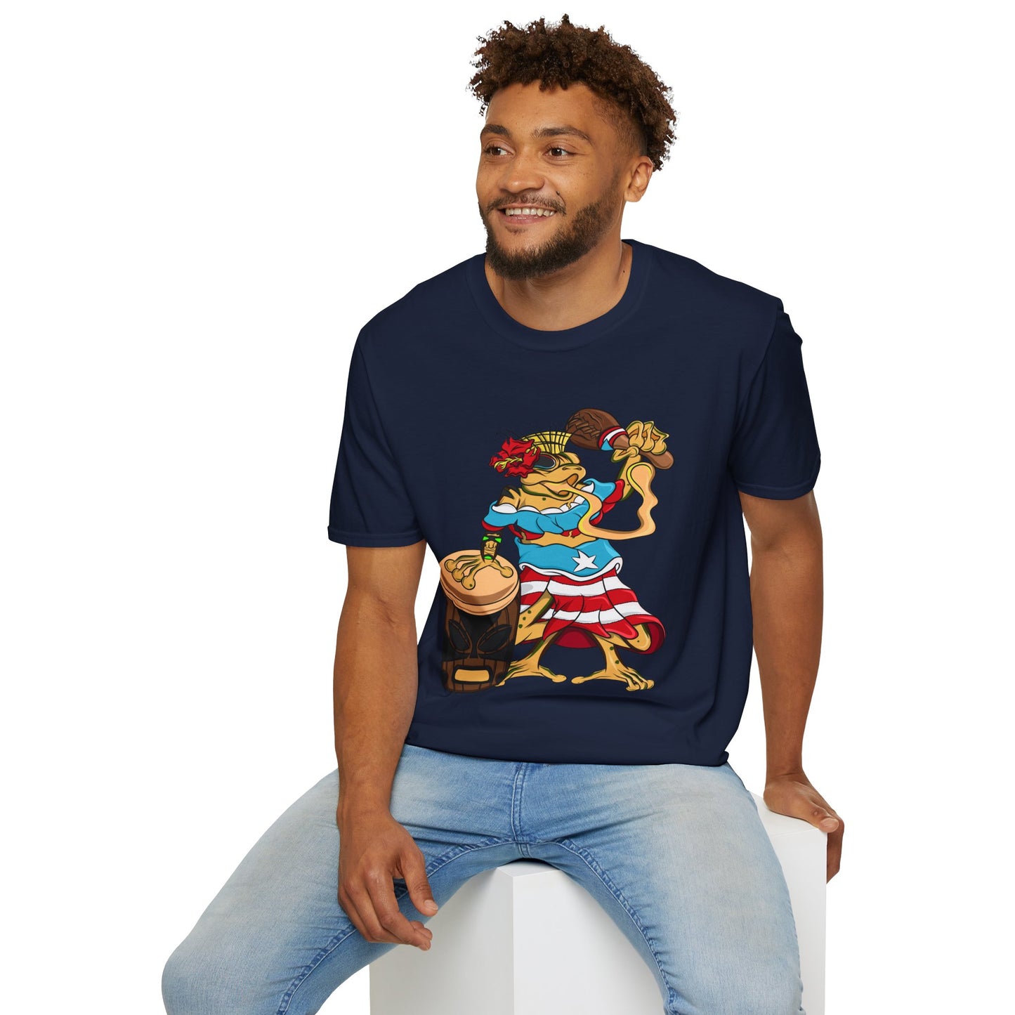 Unisex Graphic Tee Shirt - Puerto Rican Isabela Coqui