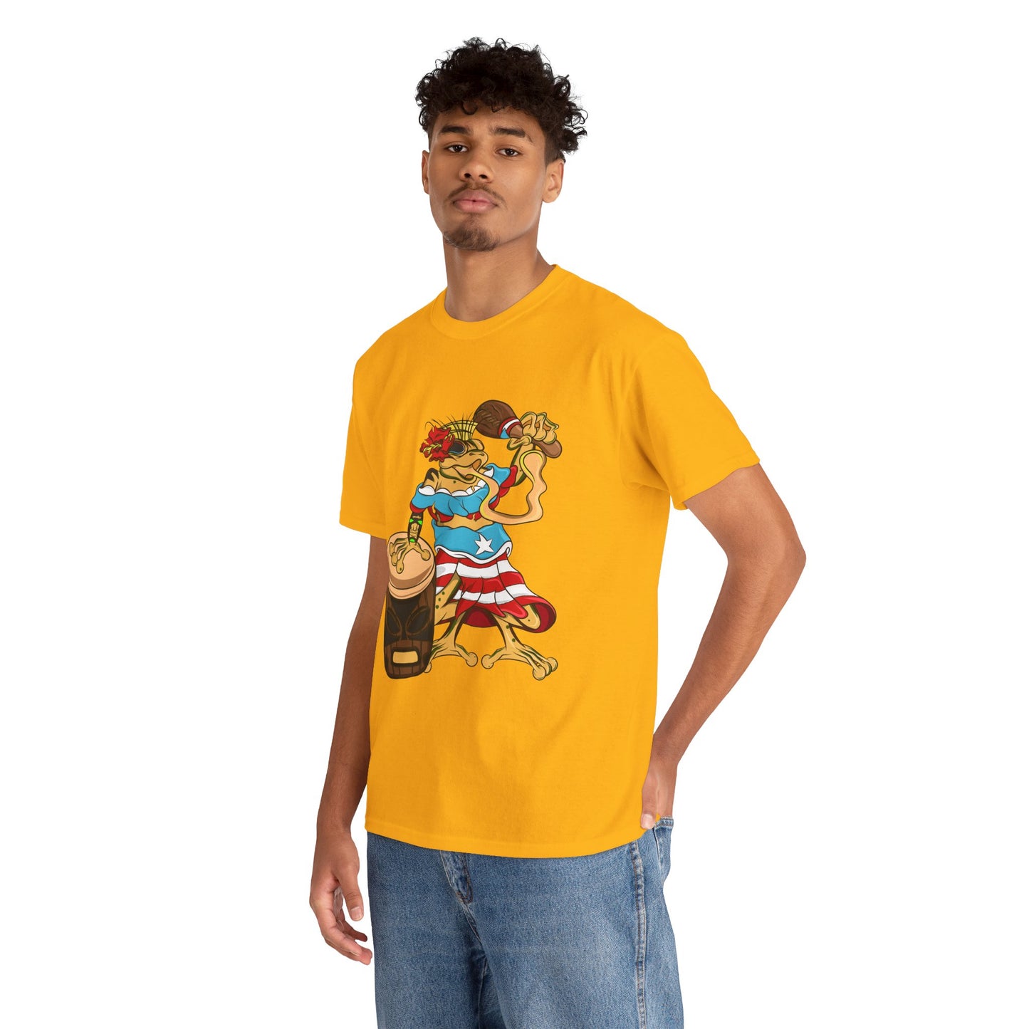 Unisex Heavy Cotton Tee - Puerto Rican Isabela Coqui