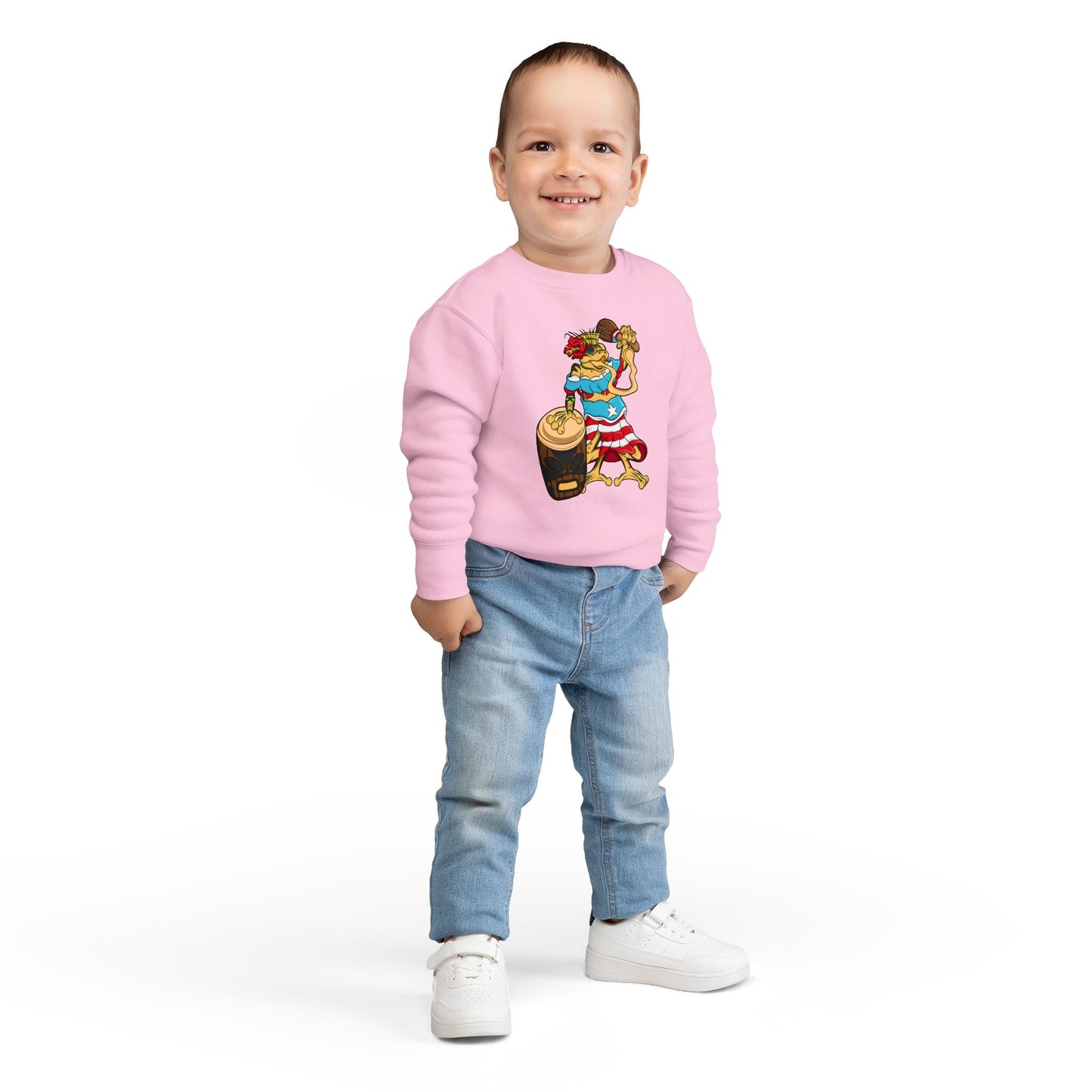 Toddler Sweatshirt - Puerto Rican Isabela Coqui Design
