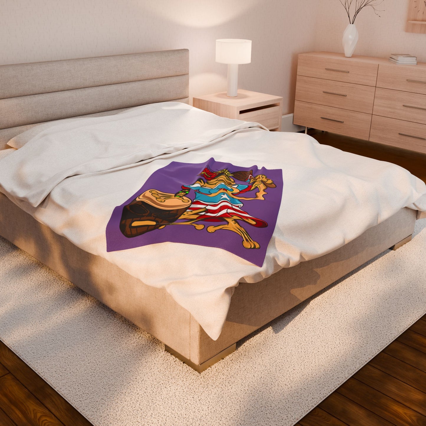 Plush Blanket - Puerto Rican Isabela Coqui