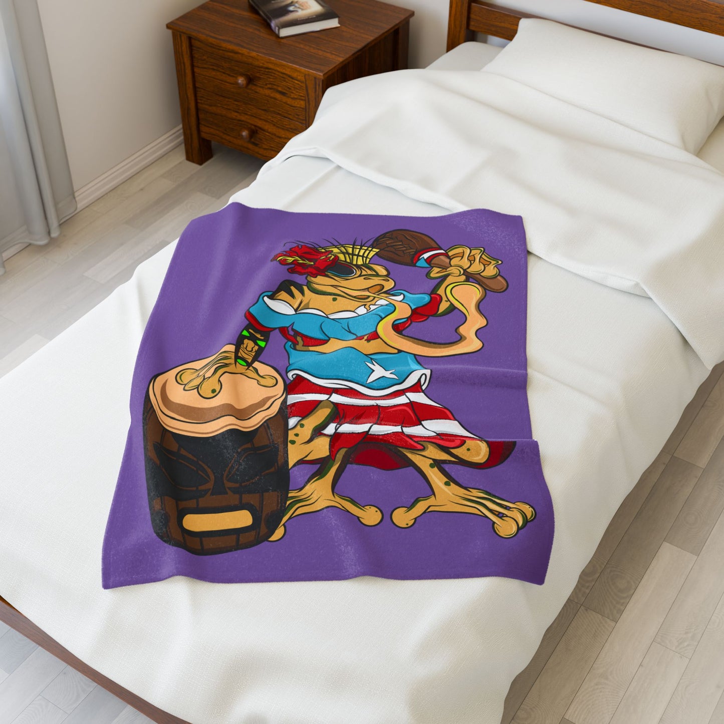 Plush Blanket - Puerto Rican Isabela Coqui