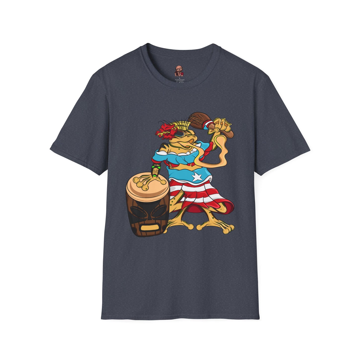Unisex Graphic Tee Shirt - Puerto Rican Isabela Coqui