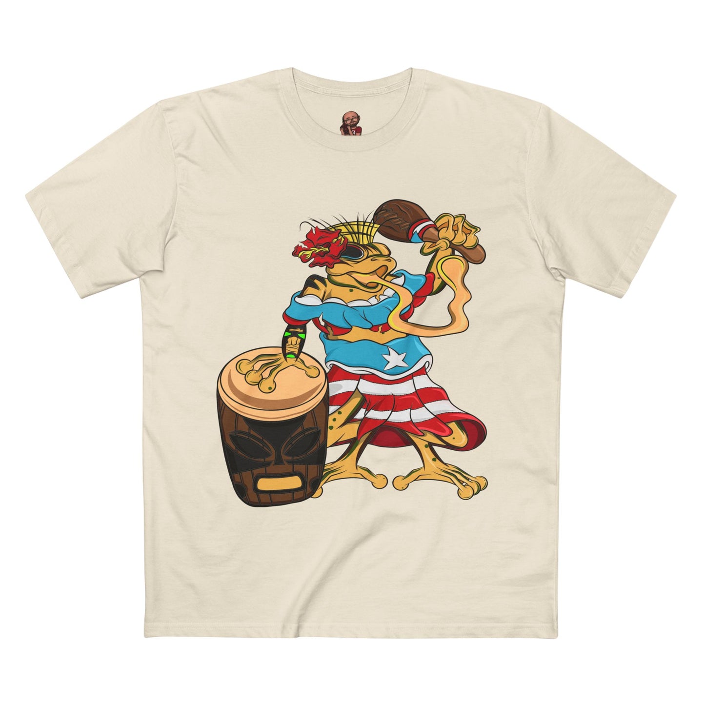 Mens Staple Tee Shirt - Puerto Rican Isabela Coqui