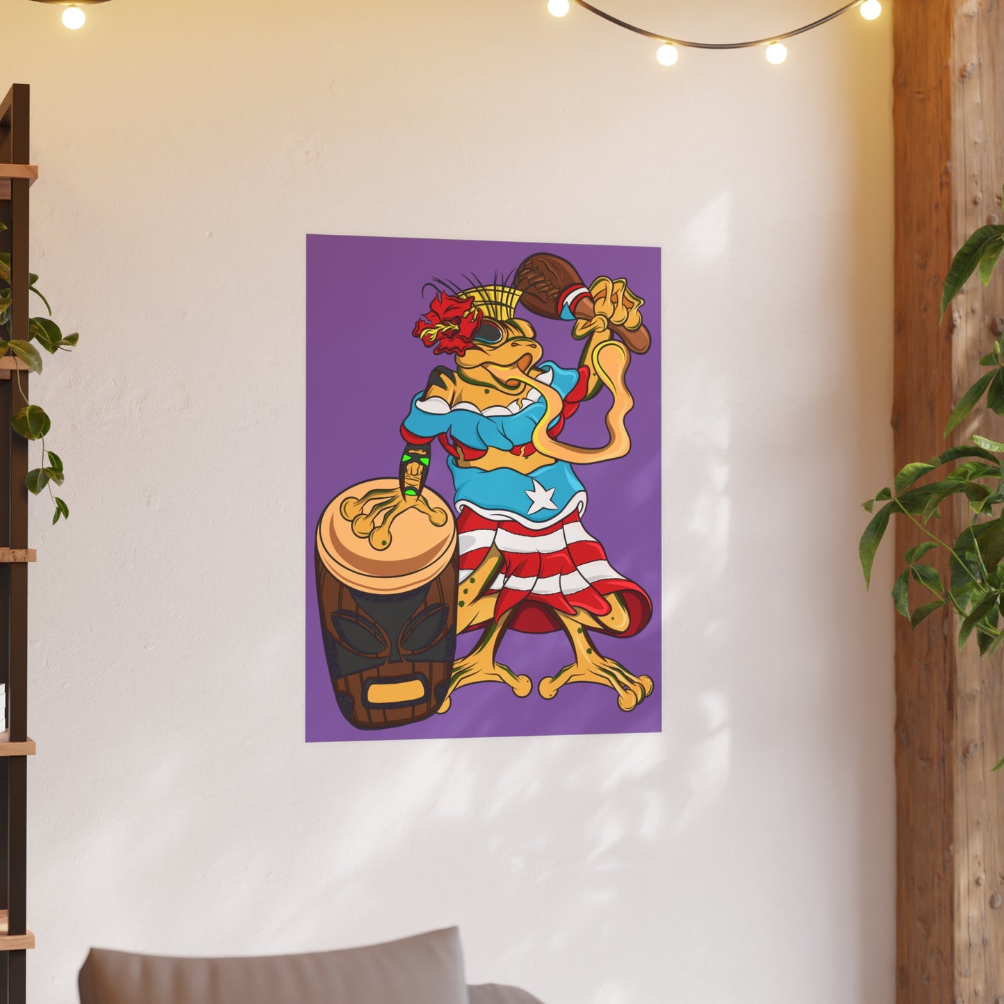 Satin or Matte Poster - Puerto Rican Isabela Coqui