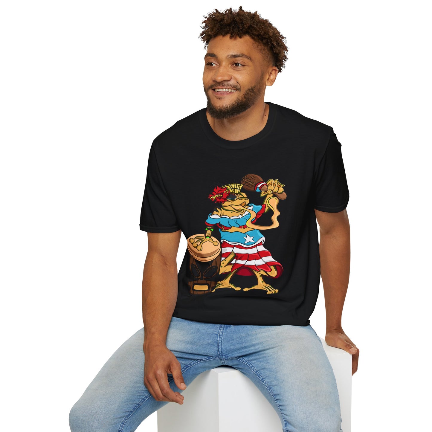 Unisex Graphic Tee Shirt - Puerto Rican Isabela Coqui