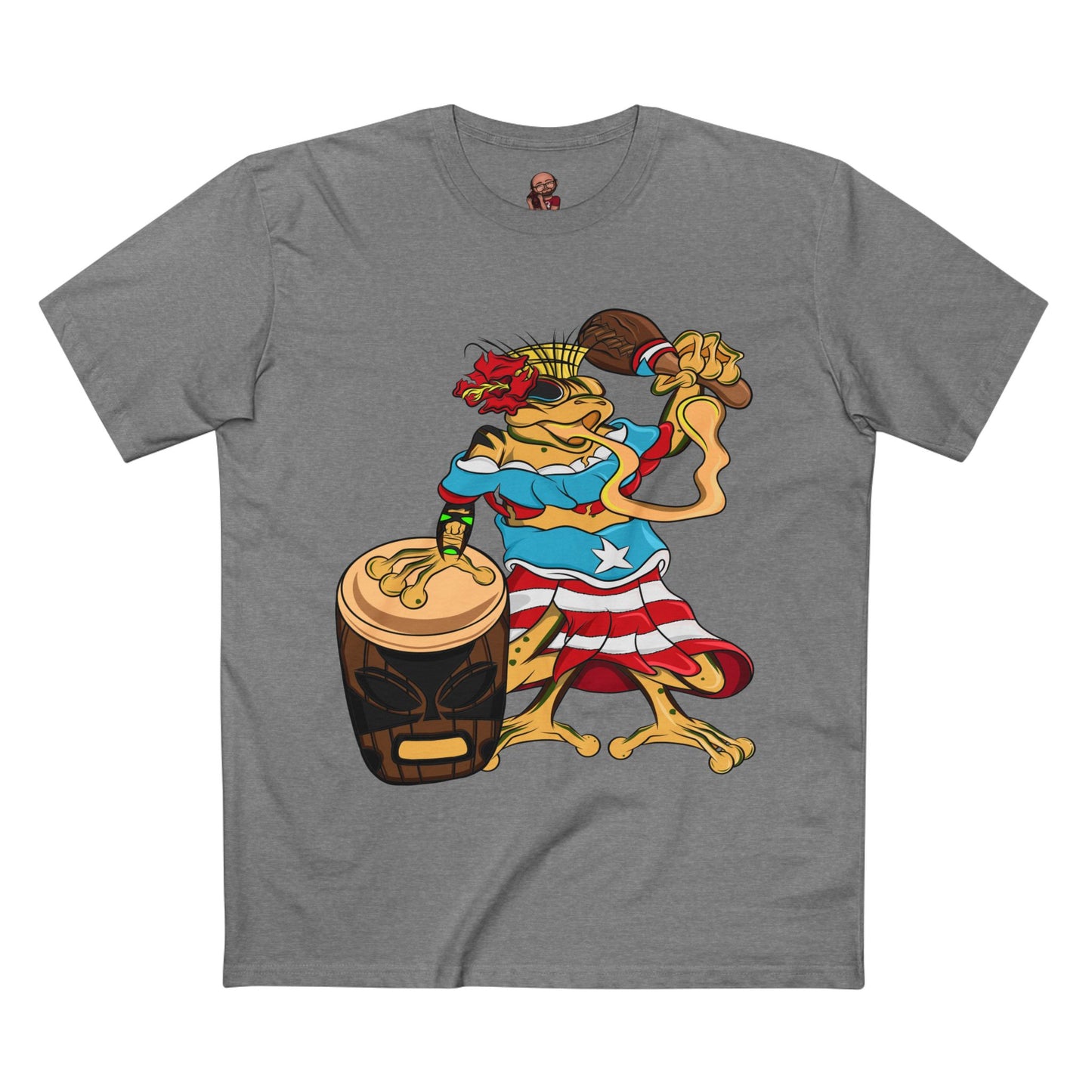 Mens Staple Tee Shirt - Puerto Rican Isabela Coqui