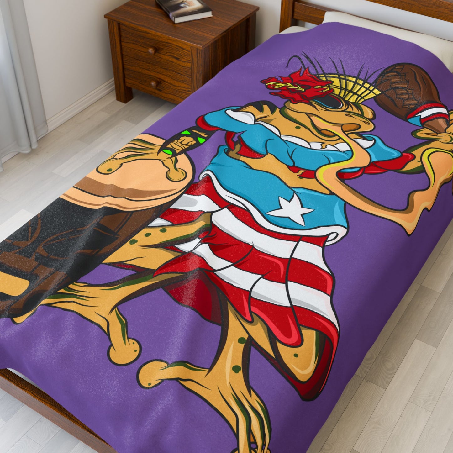 Plush Blanket - Puerto Rican Isabela Coqui