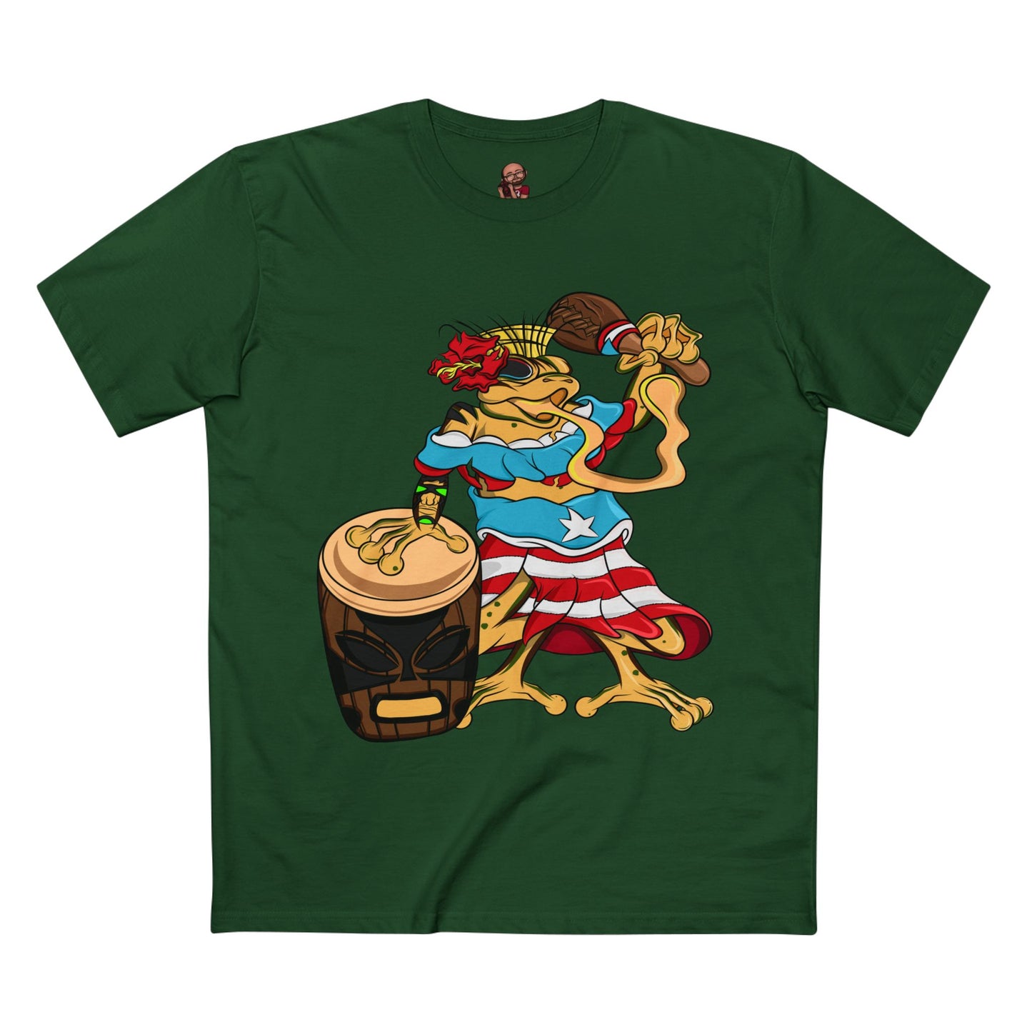 Mens Staple Tee Shirt - Puerto Rican Isabela Coqui