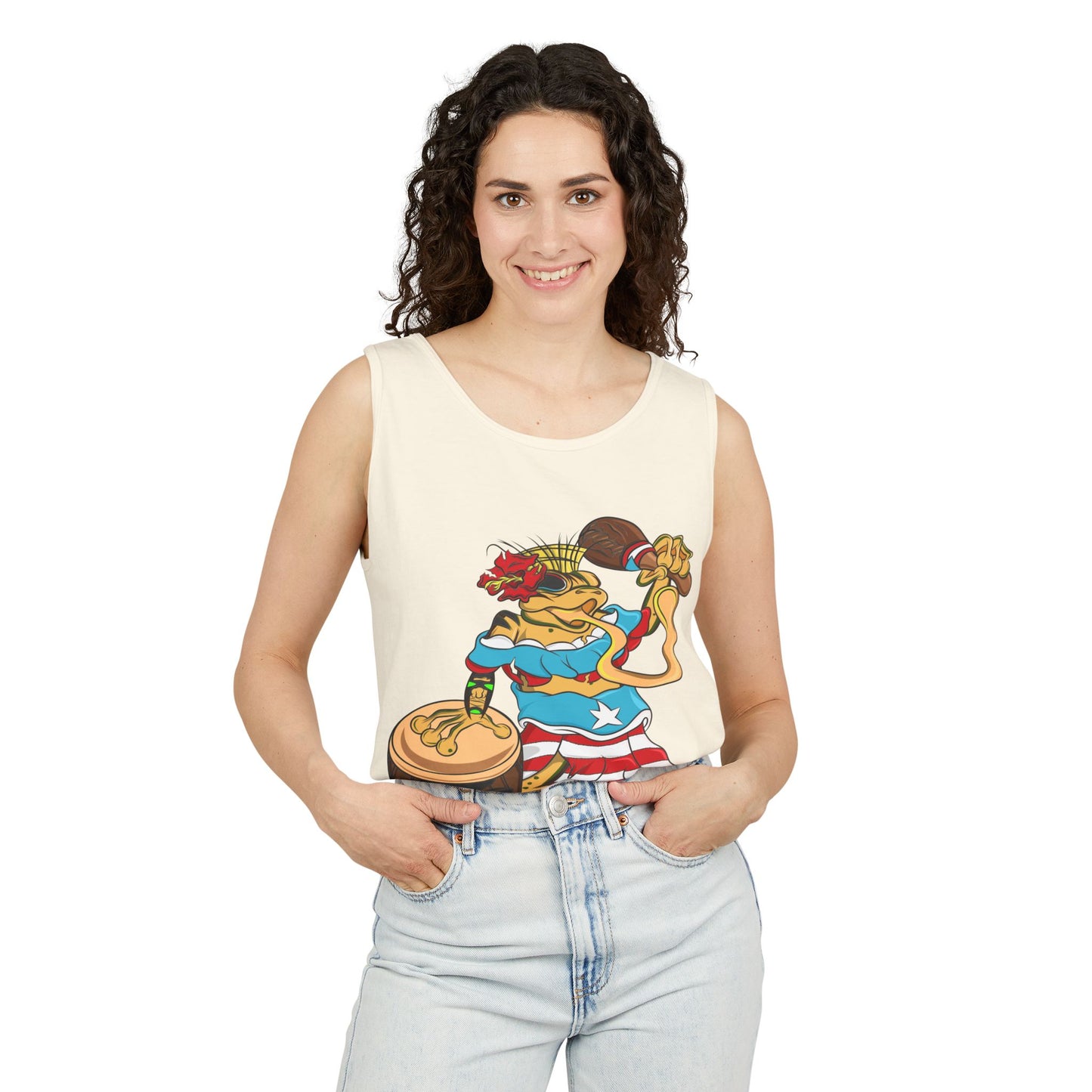 Tank Top - Puerto Rican Isabela Coqui Print