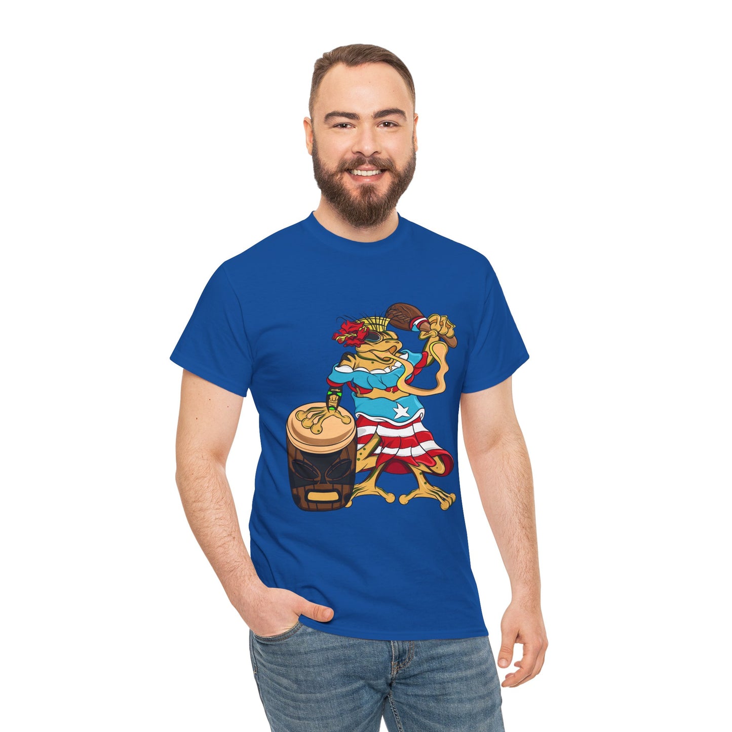Unisex Heavy Cotton Tee - Puerto Rican Isabela Coqui