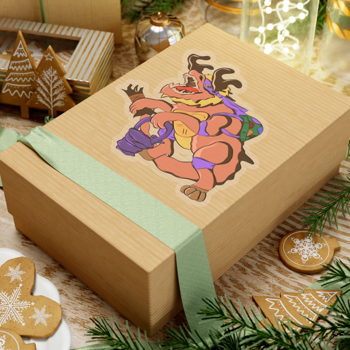 Trick or Treat Tarrasque Stickers