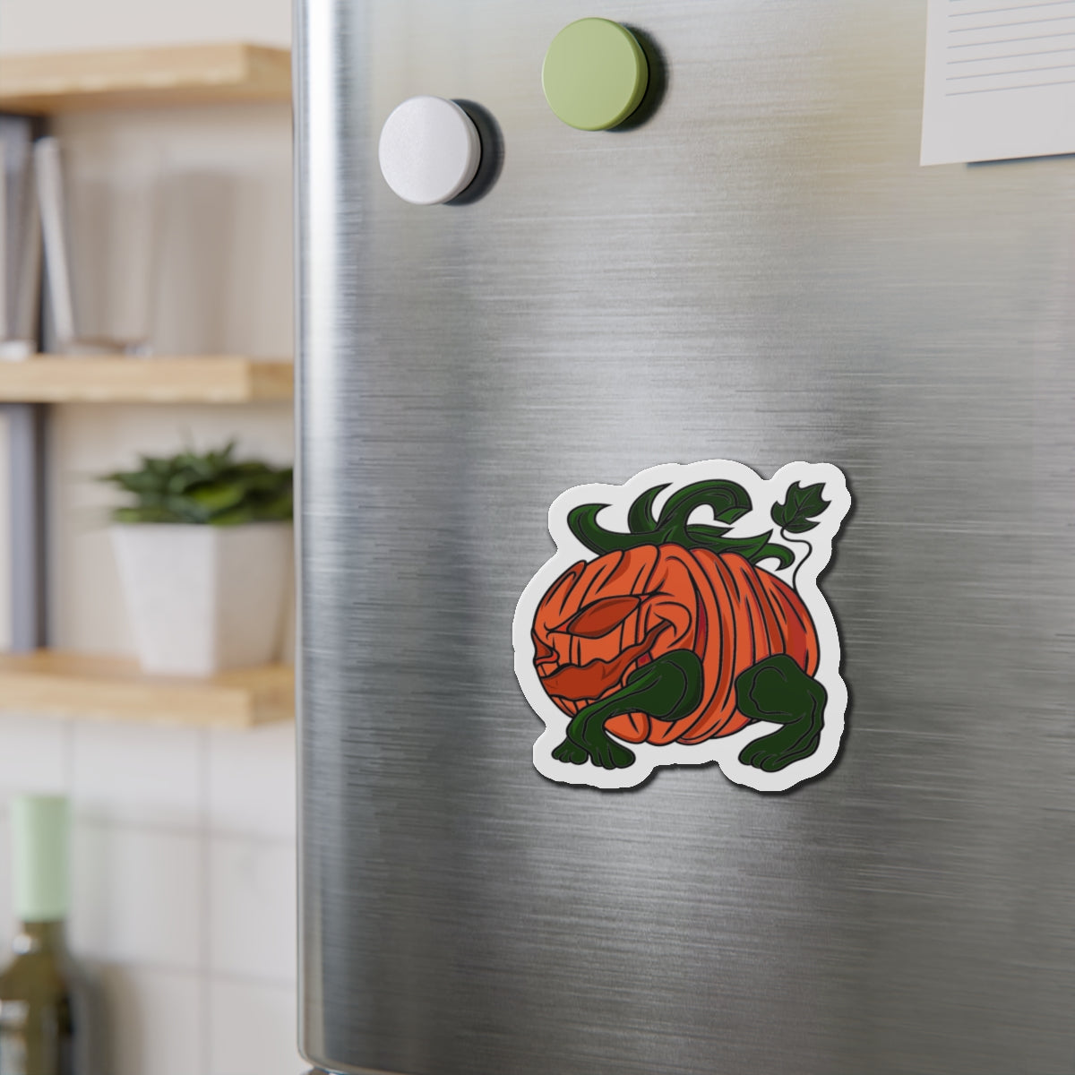 Die-Cut Magnets - Halloween Pumpkin Hog